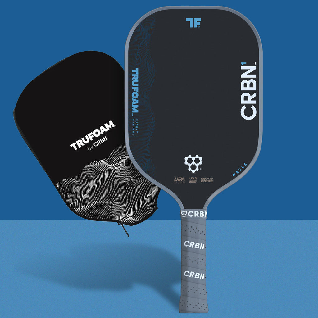 CRBN 1 Waves Trufoam Elongated w Long Handle Pickleball Paddle NEW