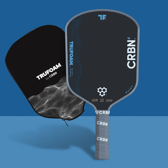 CRBN 4 Waves Trufoam Hybrid Aerocurve Pickleball Paddle NEW