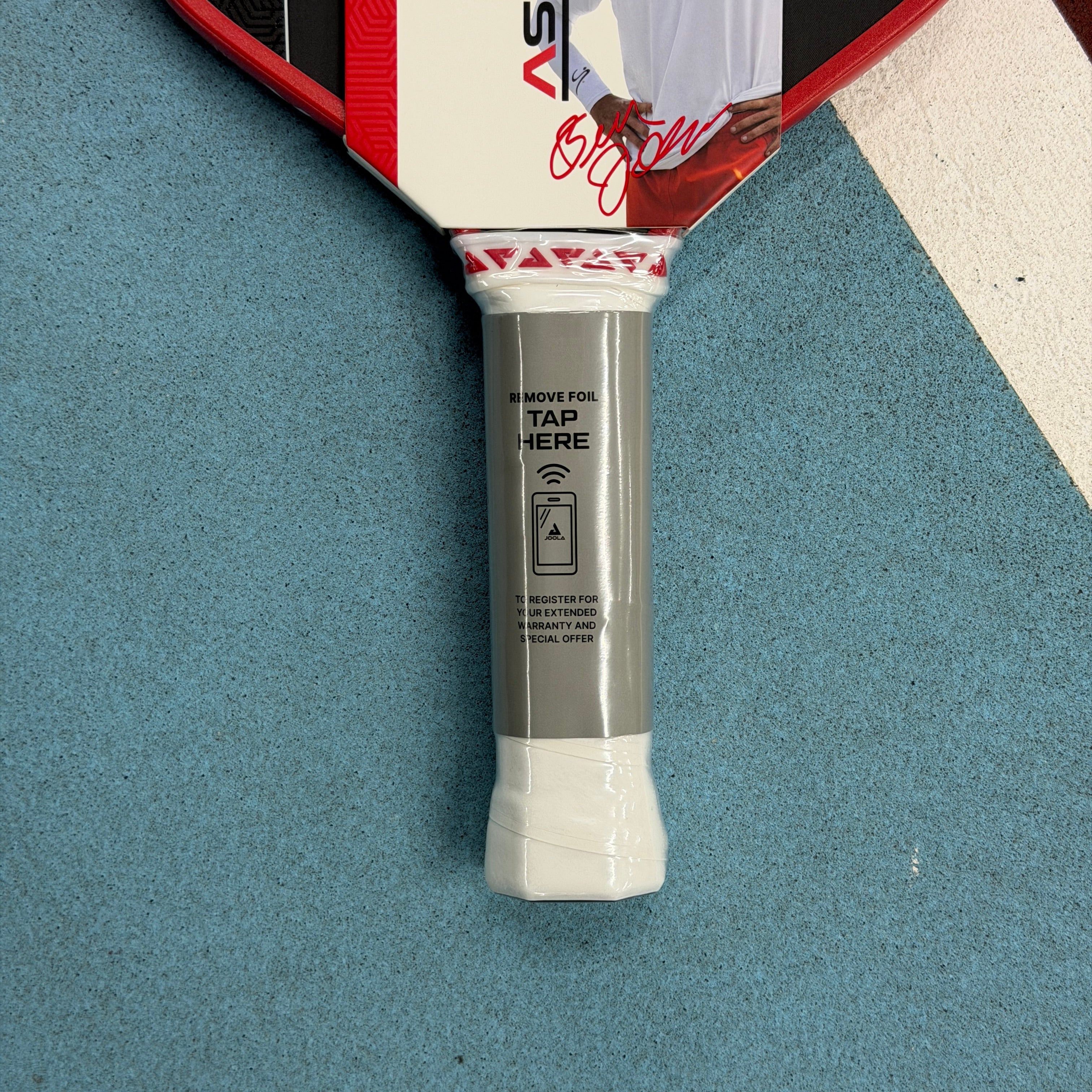 Joola Pro V 16mm Perseus Elongated Pickleball Paddle Red