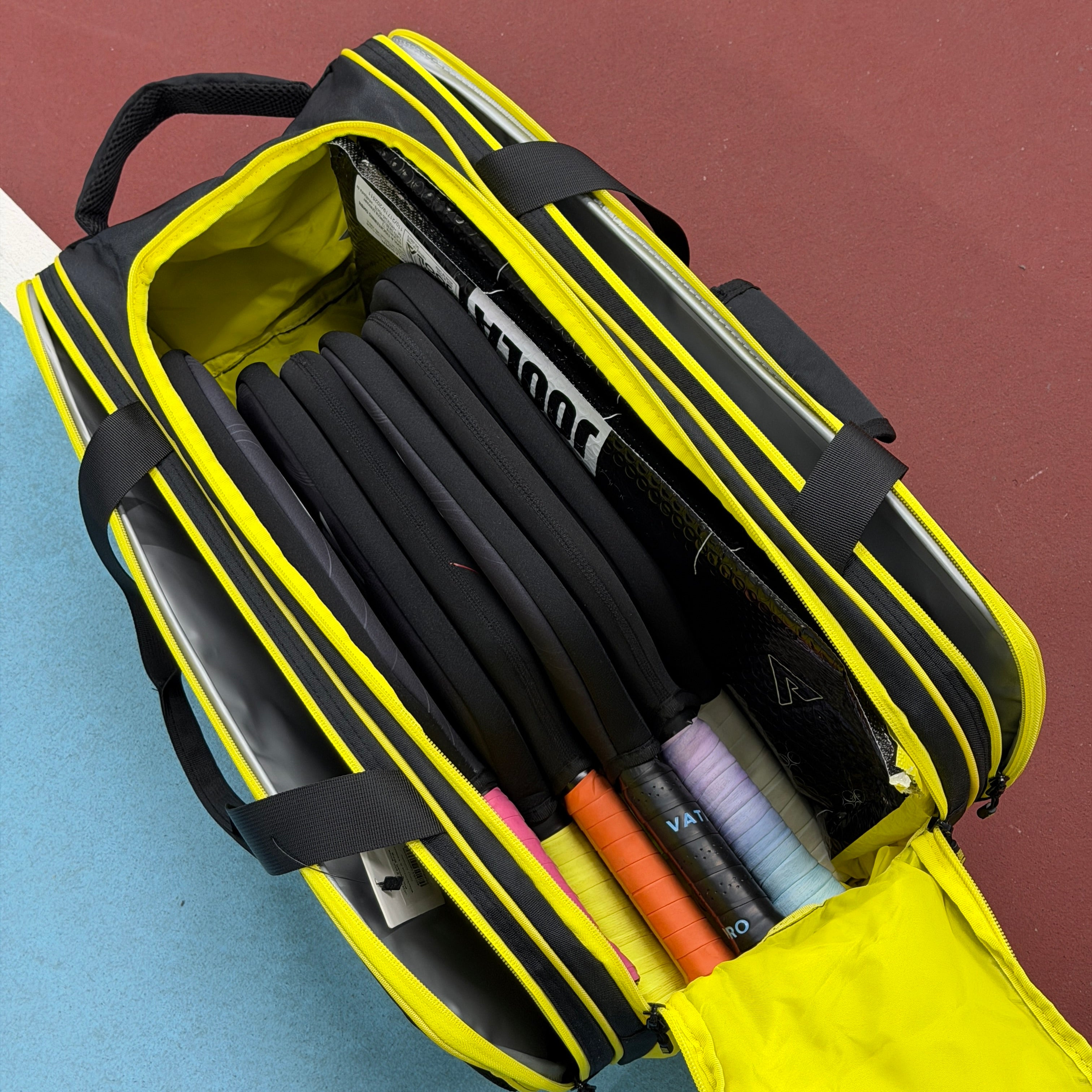 Joola Tour Elite Pickleball Bag - Black / Yellow