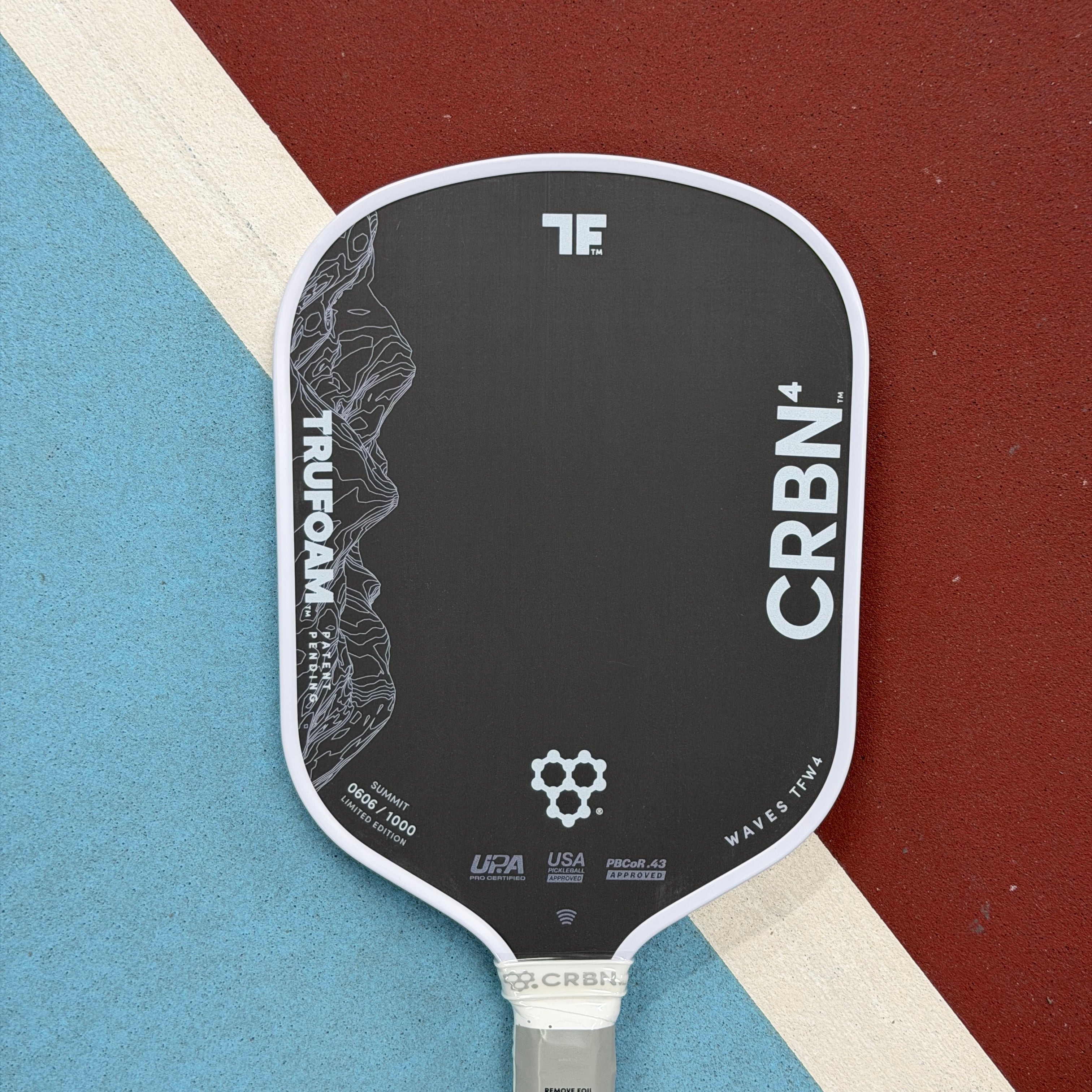 CRBN 4 Truefoam Summit Waves Limited Edition Hybrid Pickleball Paddle
