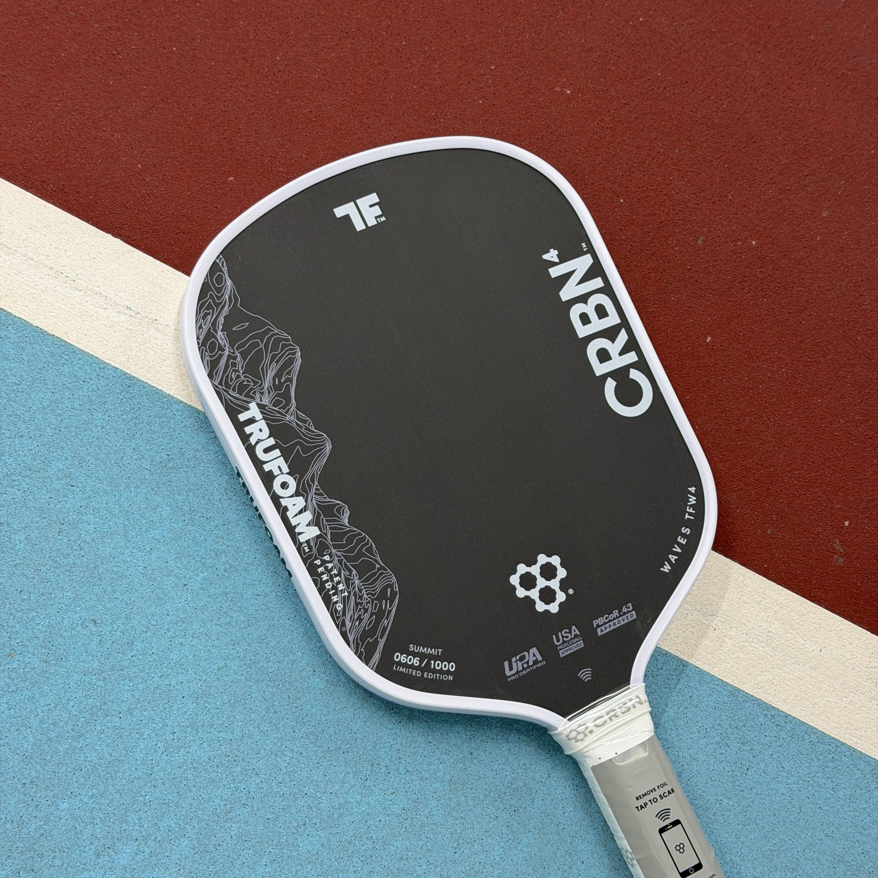 CRBN 4 Truefoam Summit Waves Limited Edition Hybrid Pickleball Paddle