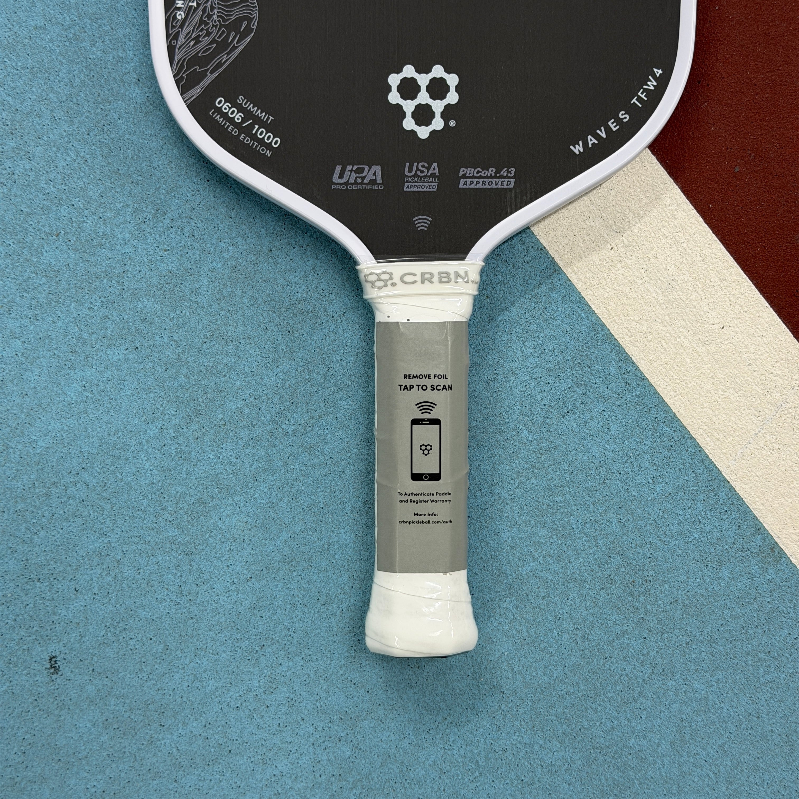 CRBN 4 Truefoam Summit Waves Limited Edition Hybrid Pickleball Paddle