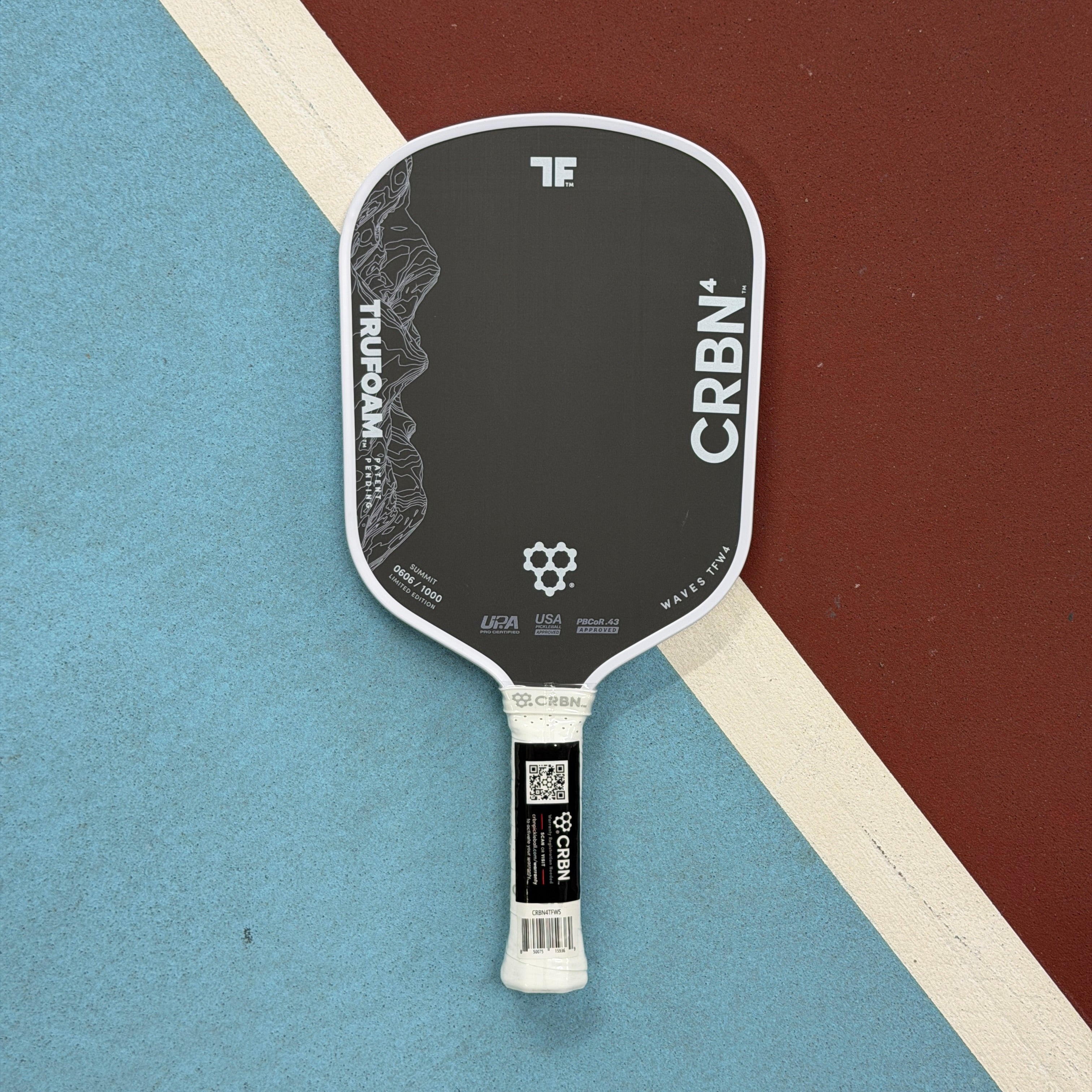 CRBN 4 Truefoam Summit Waves Limited Edition Hybrid Pickleball Paddle