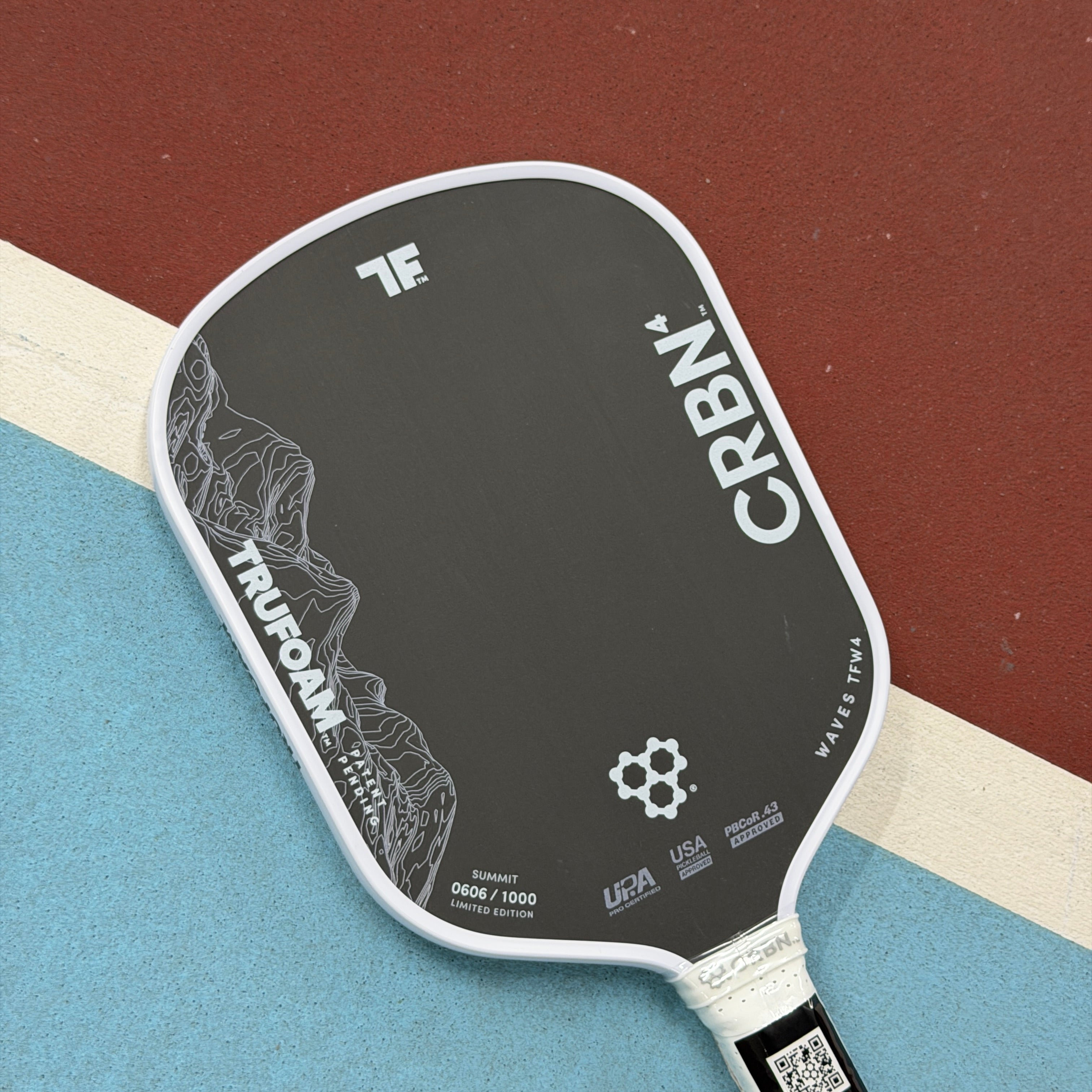 CRBN 4 Truefoam Summit Waves Limited Edition Hybrid Pickleball Paddle