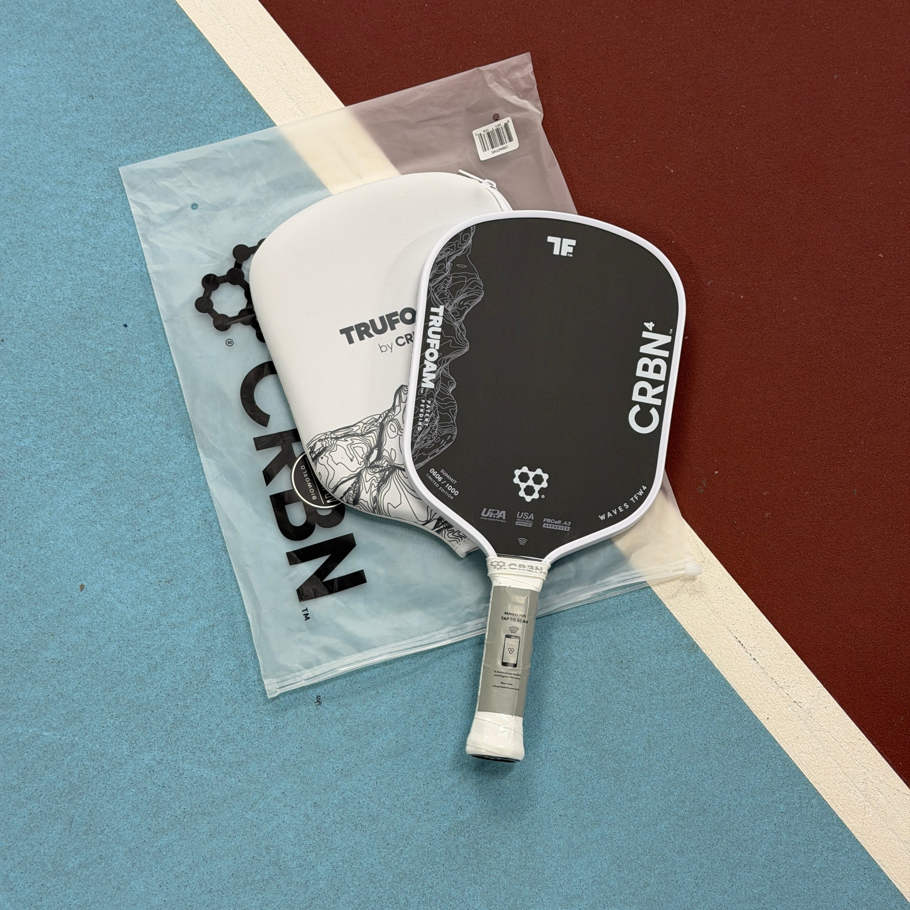 CRBN 4 Truefoam Summit Waves Limited Edition Hybrid Pickleball Paddle