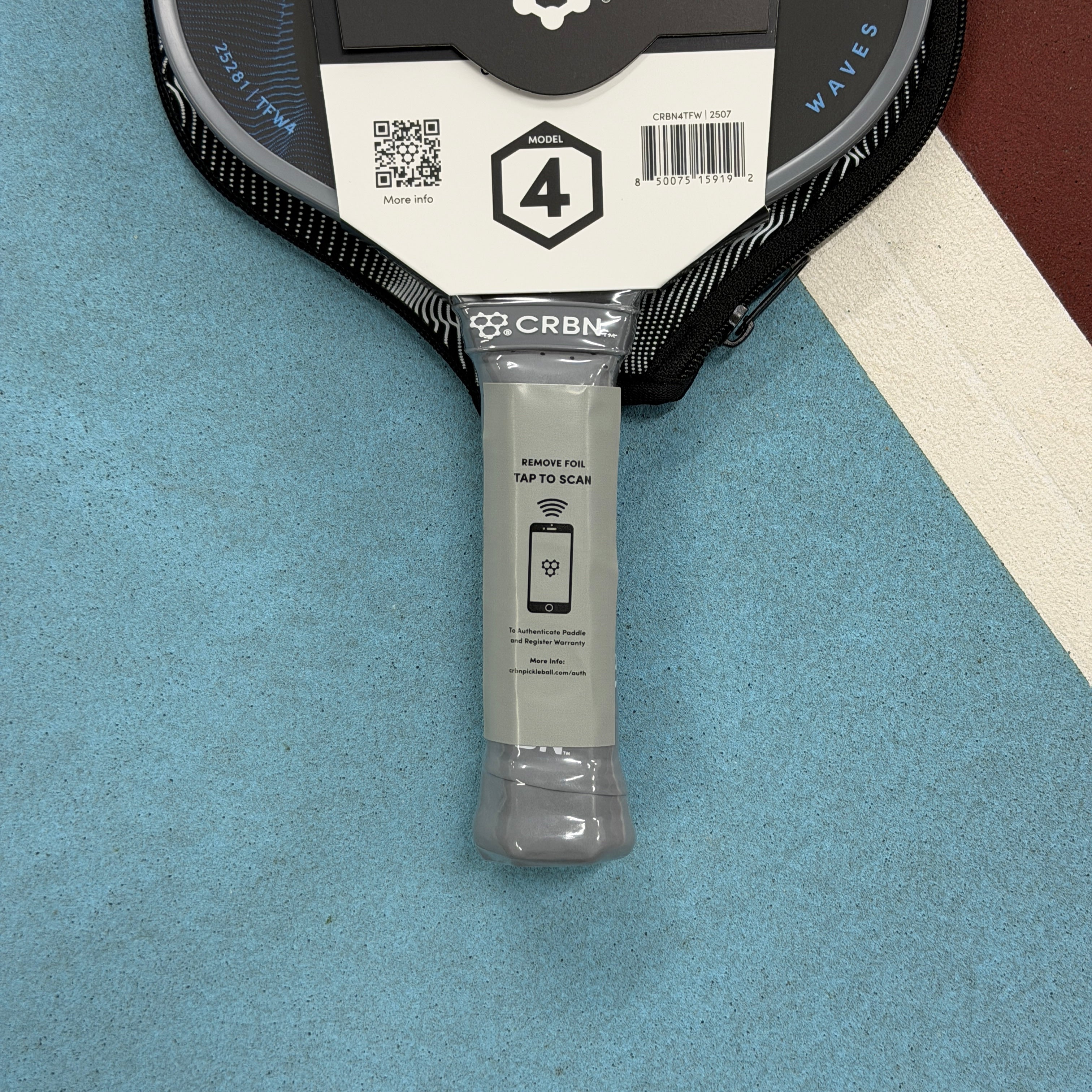 CRBN 4 Waves Trufoam Hybrid Aerocurve Pickleball Paddle NEW
