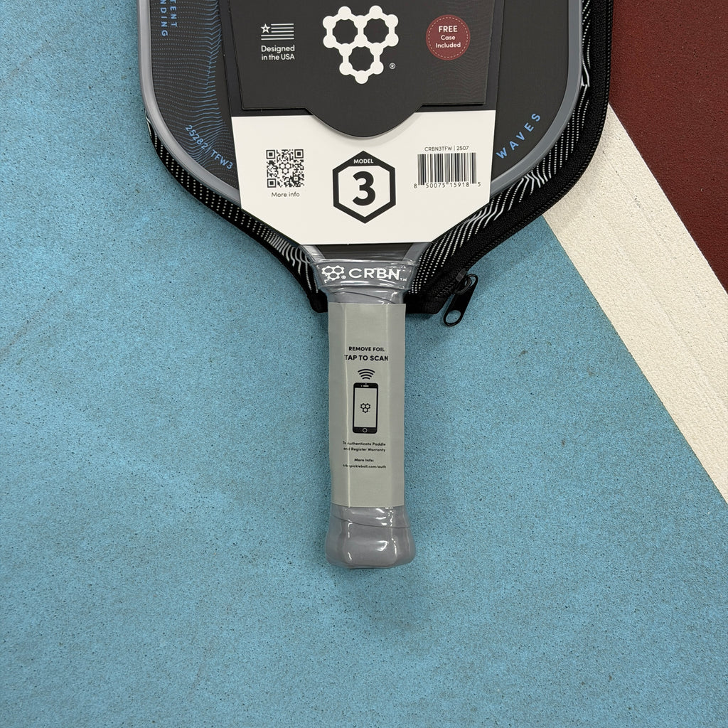 CRBN 3 Waves Trufoam Elongated Pickleball Paddle NEW