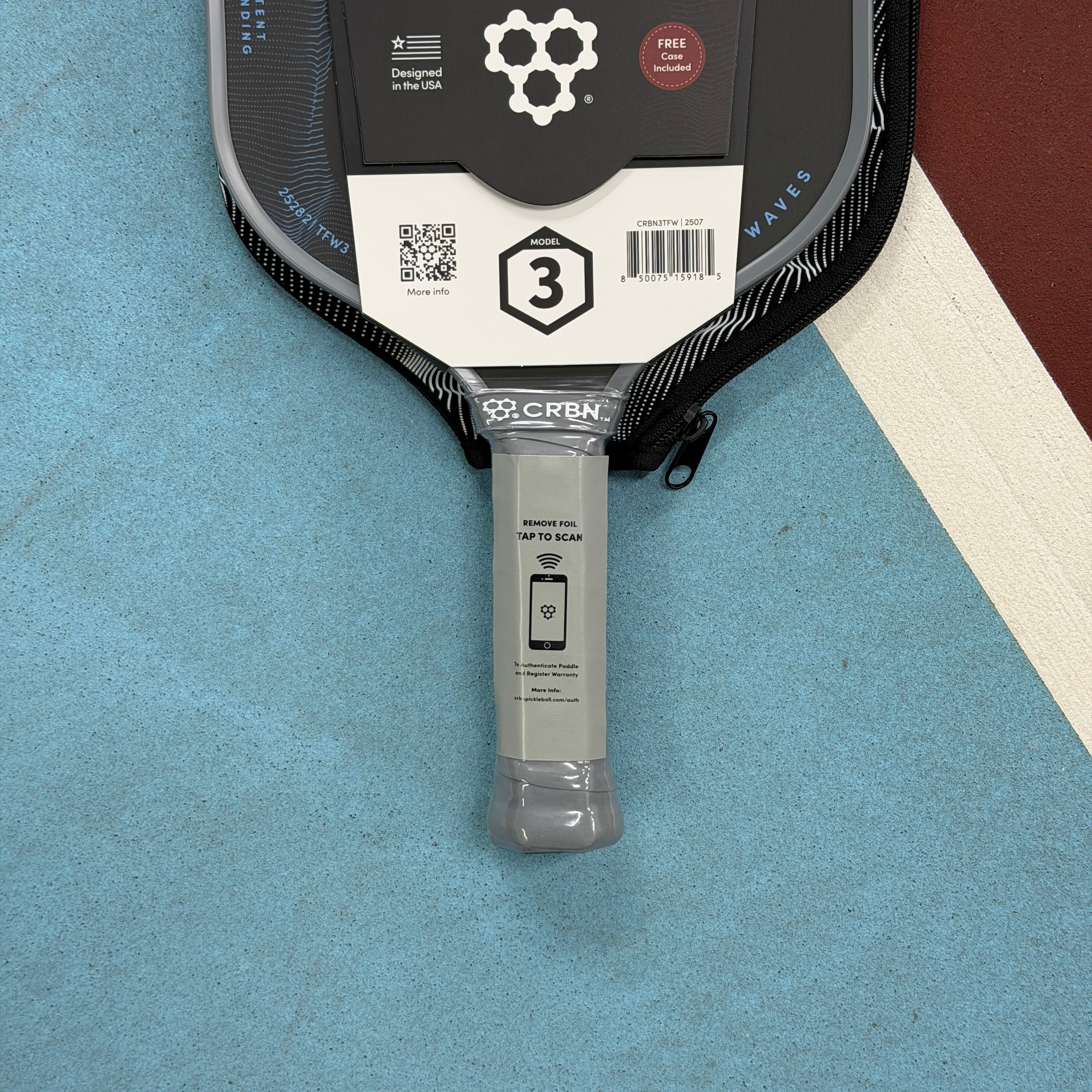 CRBN 3 Waves Trufoam Elongated Pickleball Paddle NEW