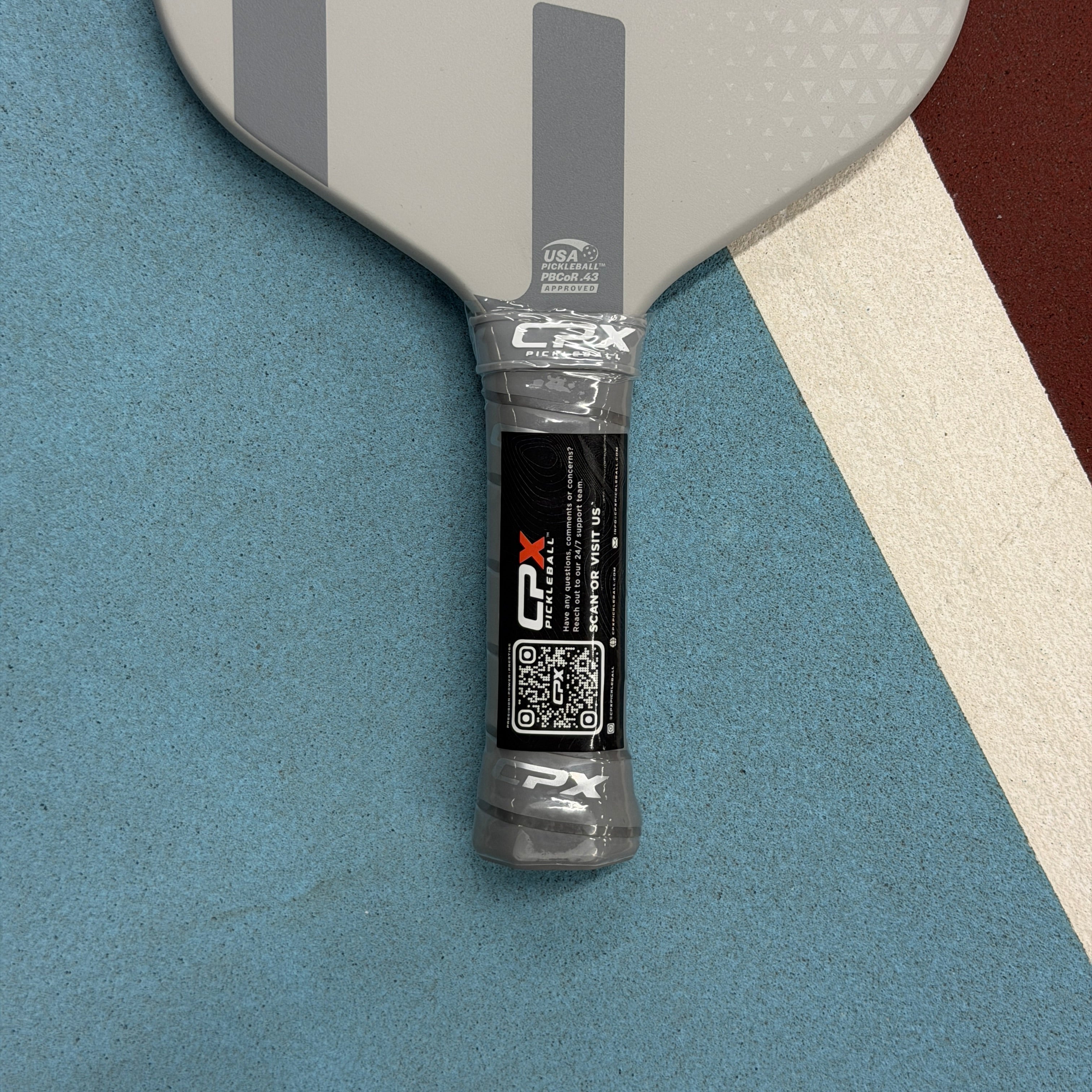 CPX Ultra Titanium Special Edition Gray Elongated Pickleball Paddle - New