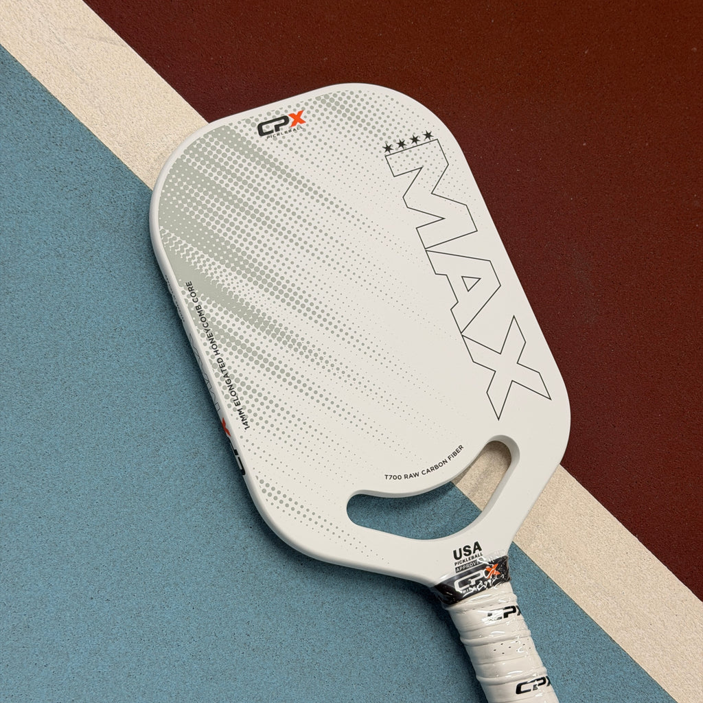 CPX Max White 14mm Pickleball Paddle - NEW