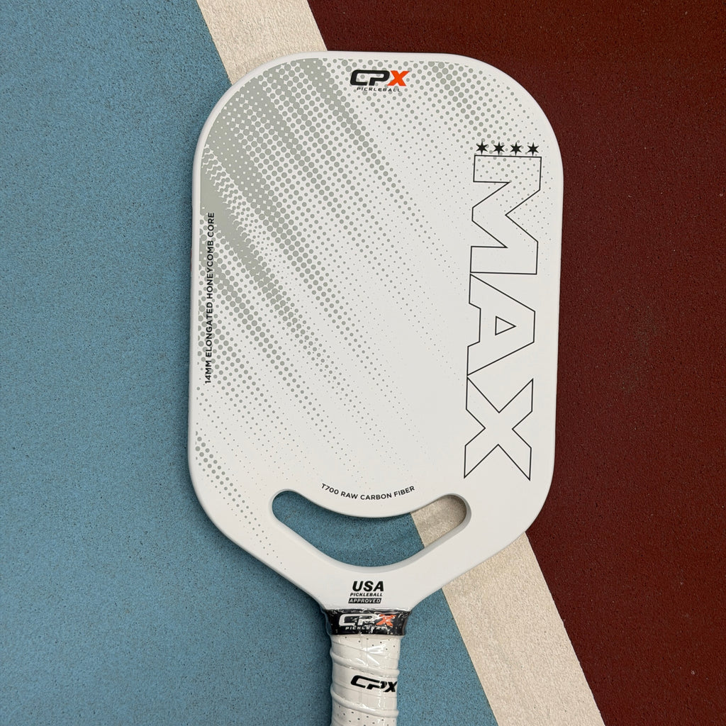 CPX Max White 14mm Pickleball Paddle - NEW
