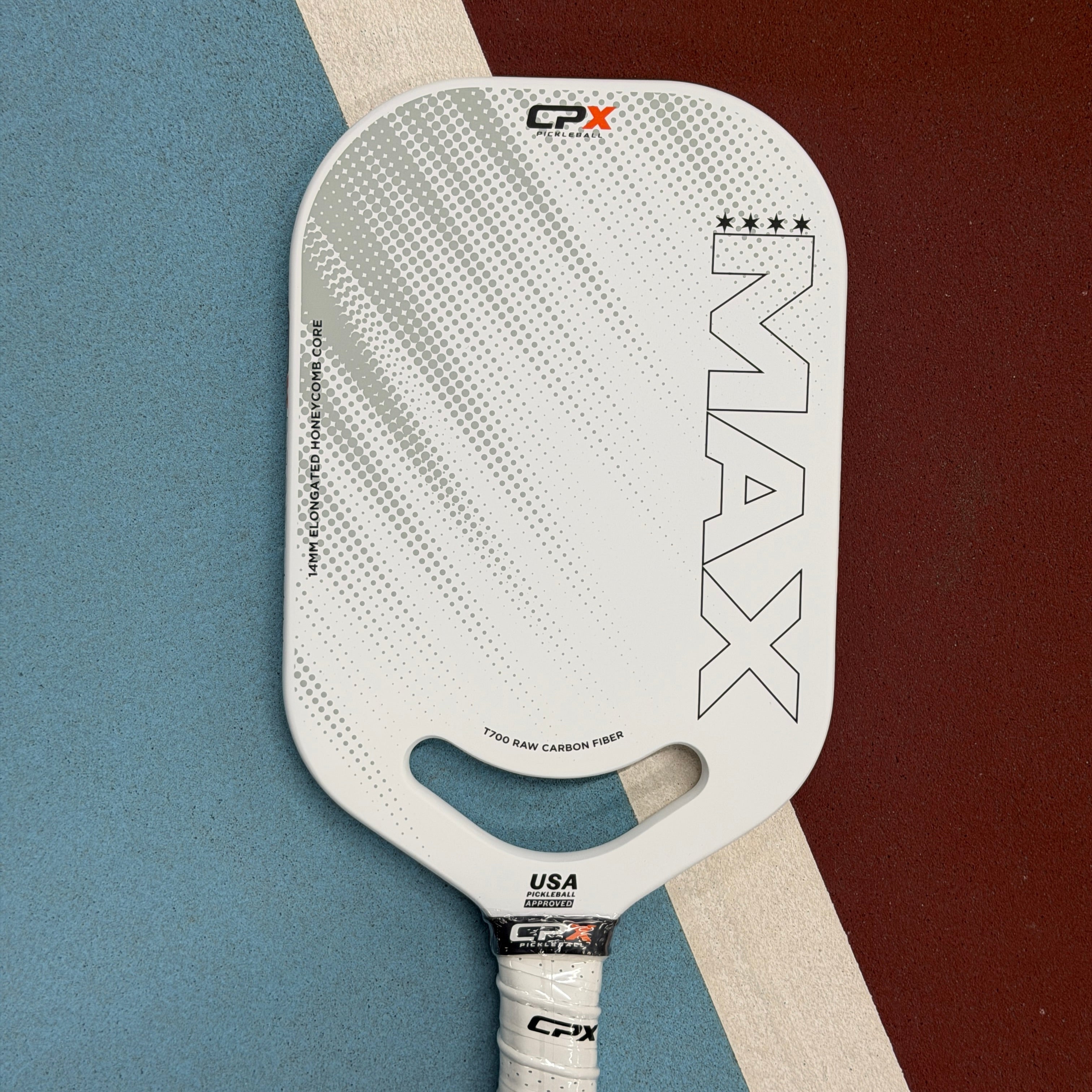 CPX Max White 14mm Pickleball Paddle - NEW