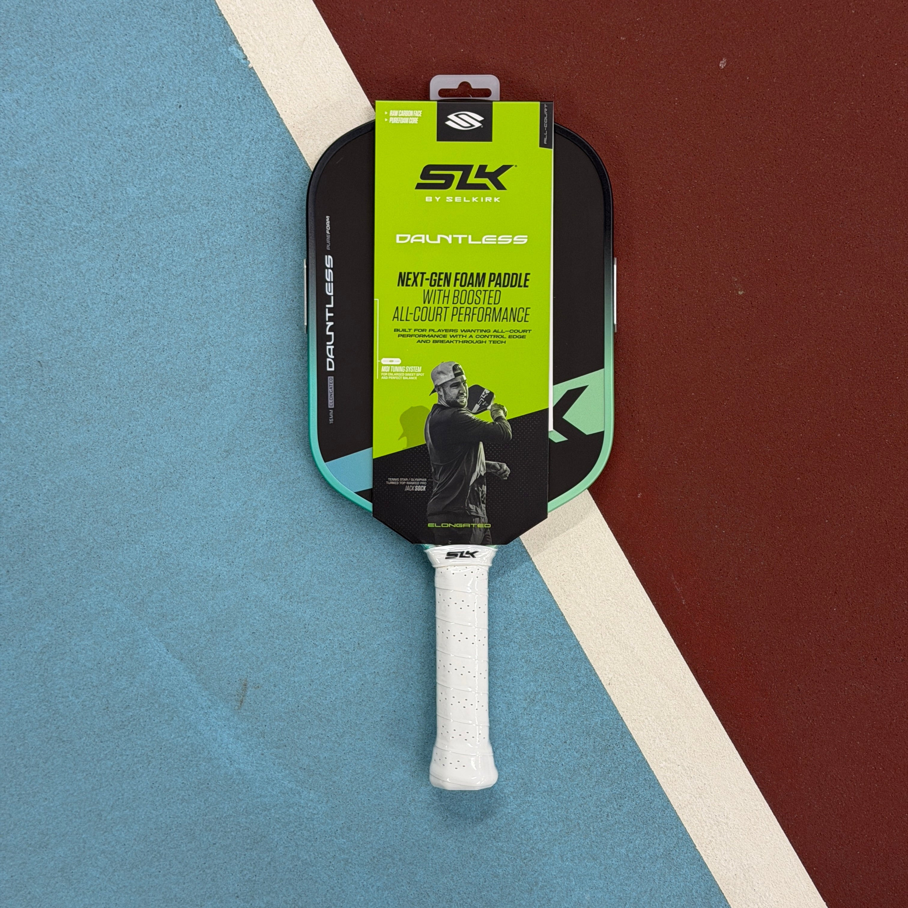 SLK DAUNTLESS ELONGATED - LAGOON - Pickleball Paddle