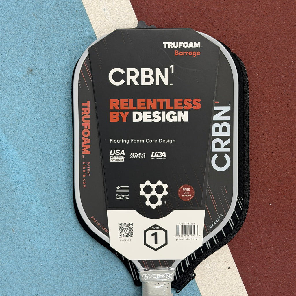CRBN1 Barrage Foam Elongated Pickleball Paddle - NEW