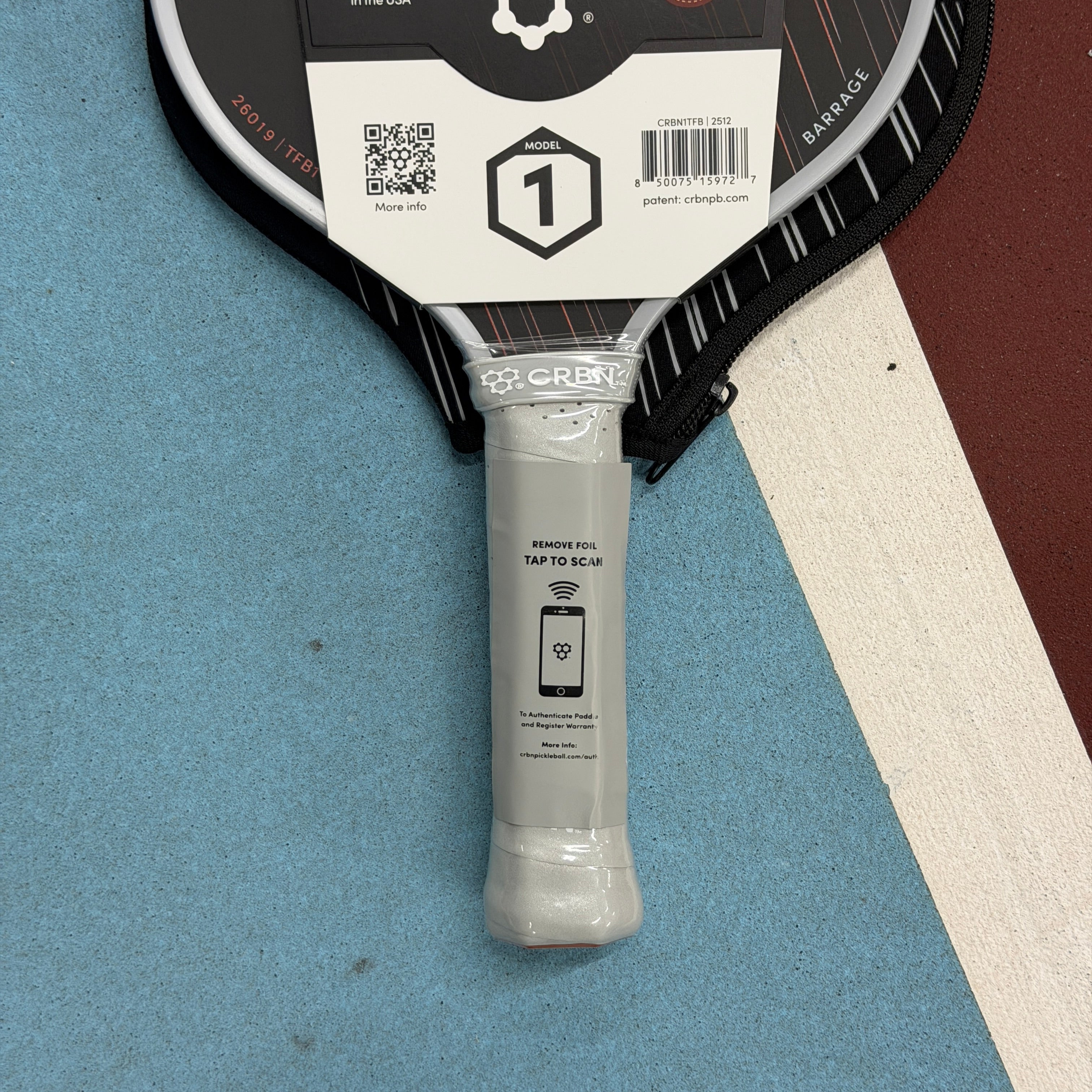 CRBN1 Barrage Foam Elongated Pickleball Paddle - NEW