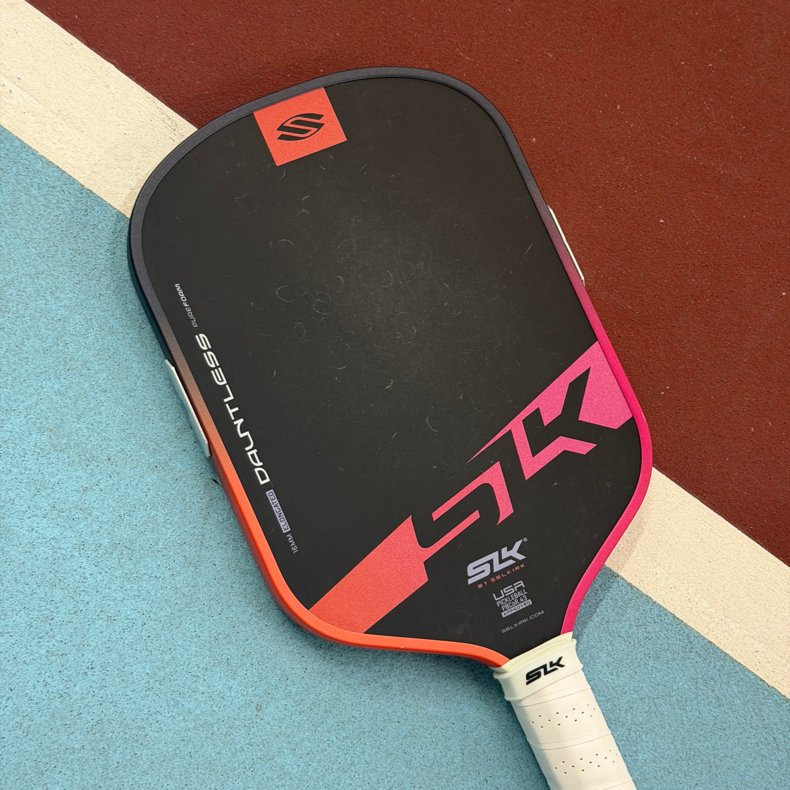 SLK Dauntless Elongated Pickleball Paddle Sunset - USED