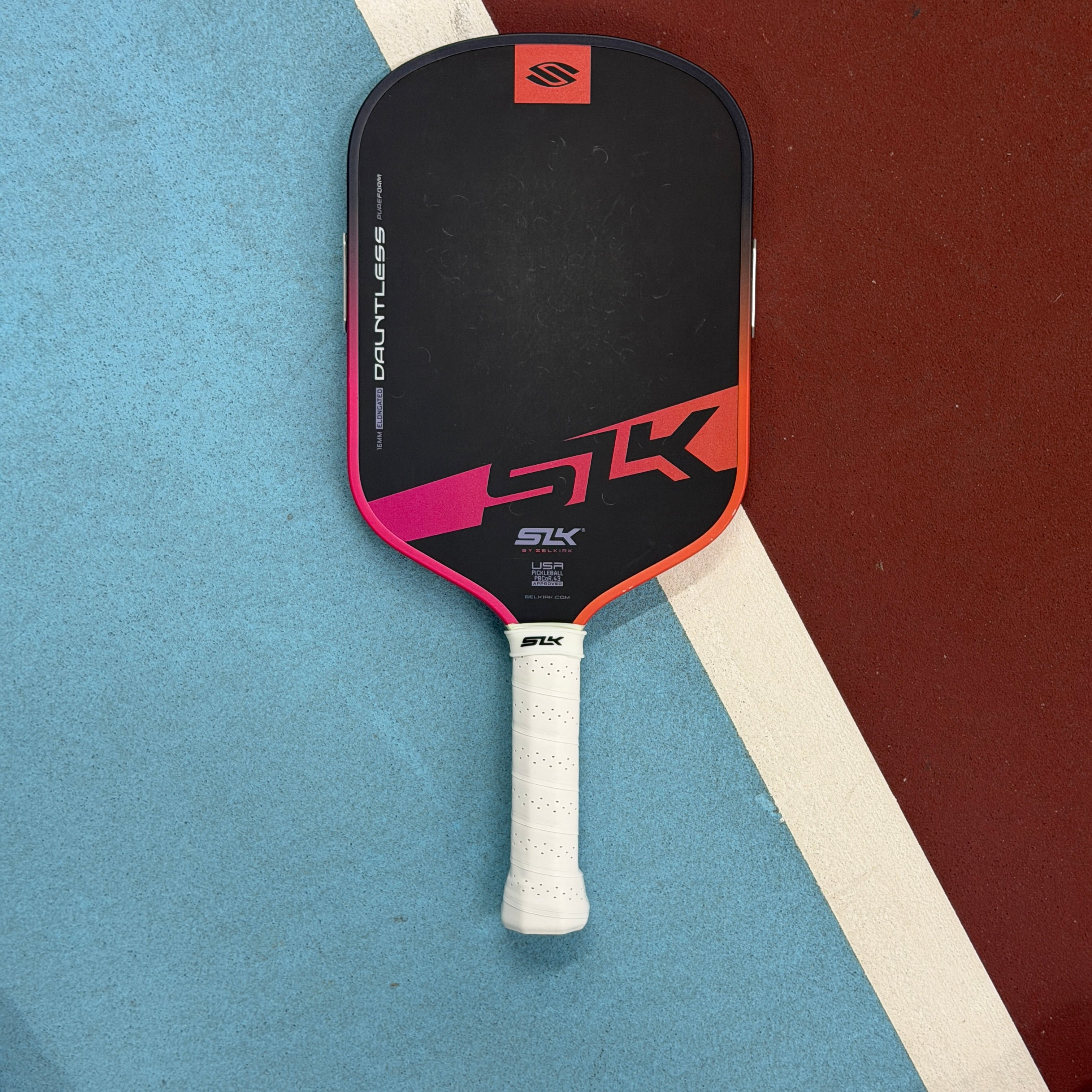 SLK Dauntless Elongated Pickleball Paddle Sunset - USED