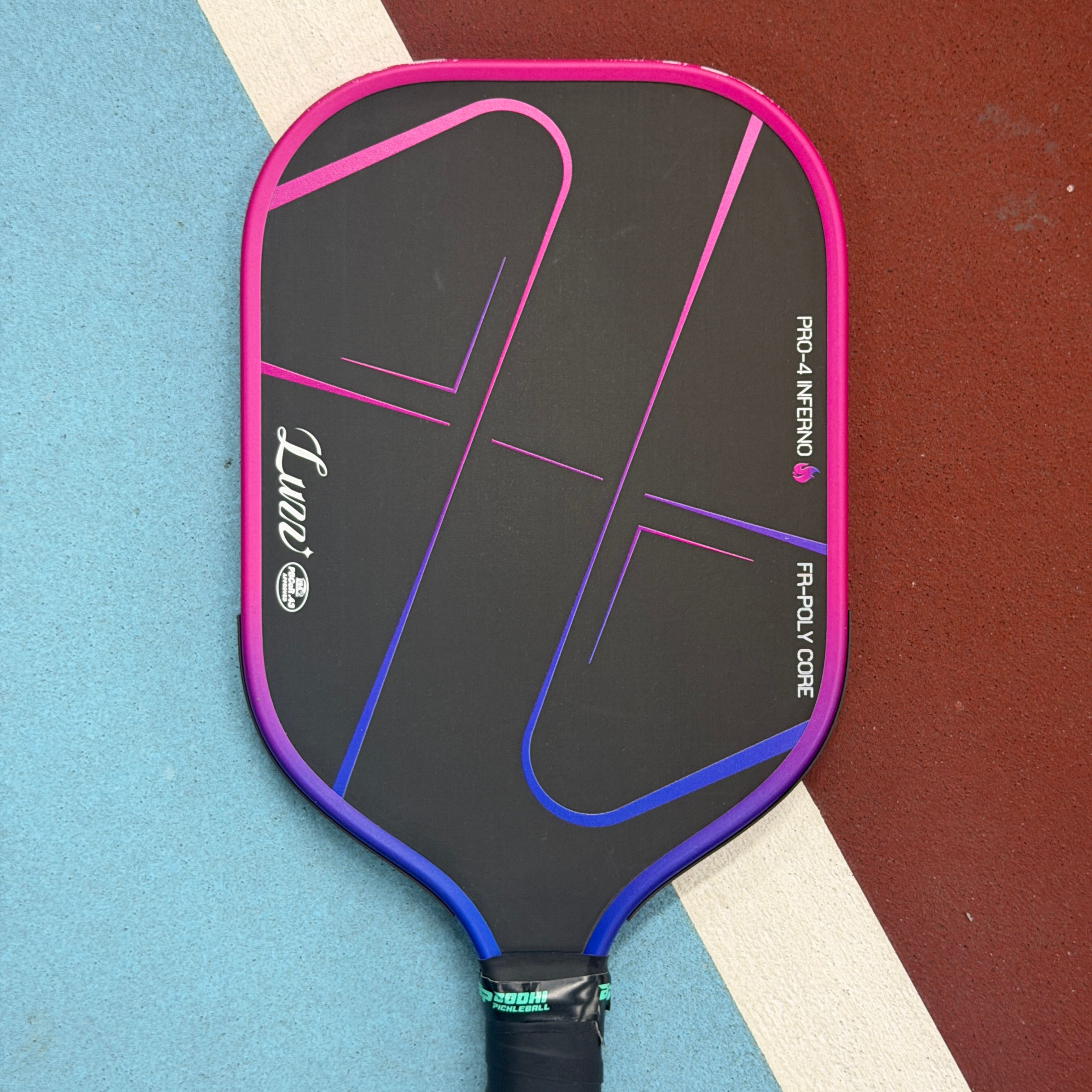 Luzz Pro-4 Inferno Elongated Pickleball Paddle Pink - Used