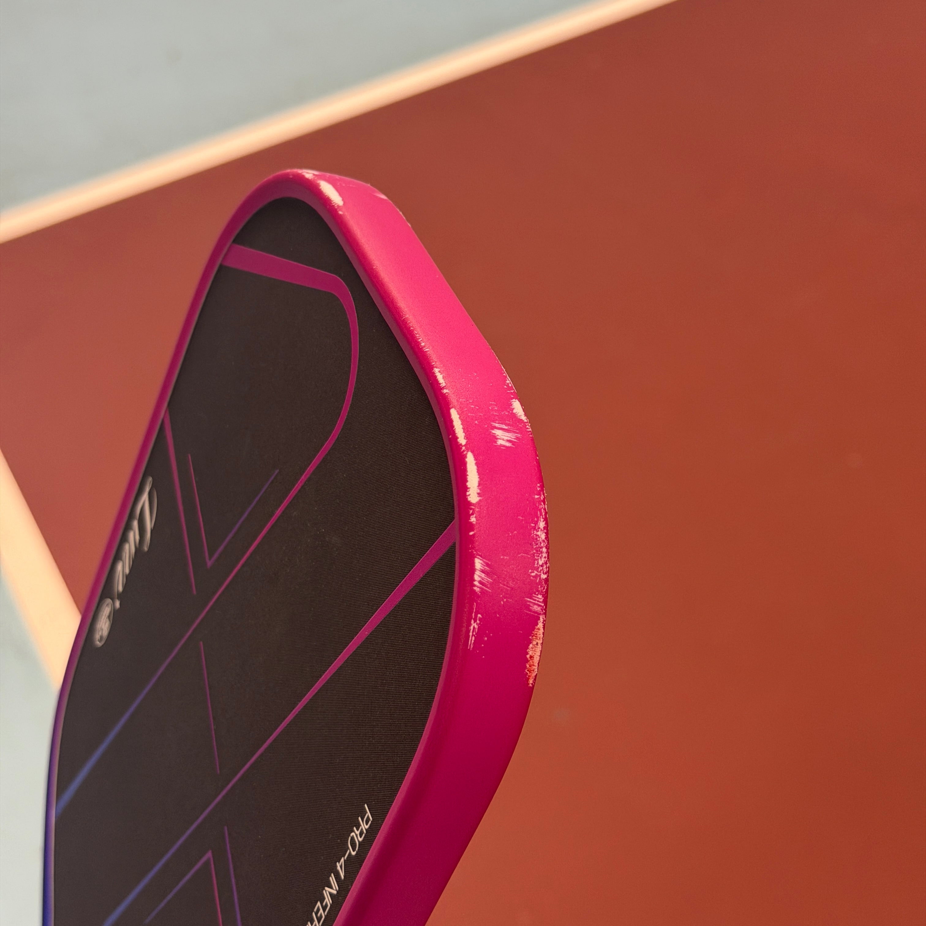 Luzz Pro-4 Inferno Elongated Pickleball Paddle Pink - Used