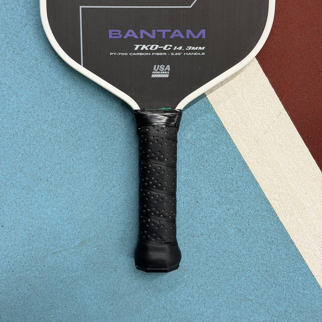 Paddletek TKO-C 14.3 White/Purple Pickleball Paddle 5.25 HANDLE