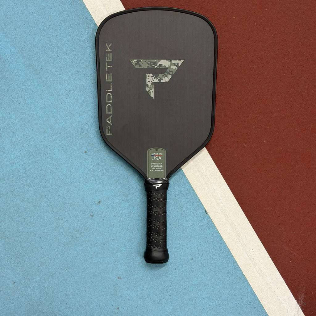 Paddletek Bantam GTO-C 14.3mm Hybrid Pickleball Paddle Camo Veterans - USED