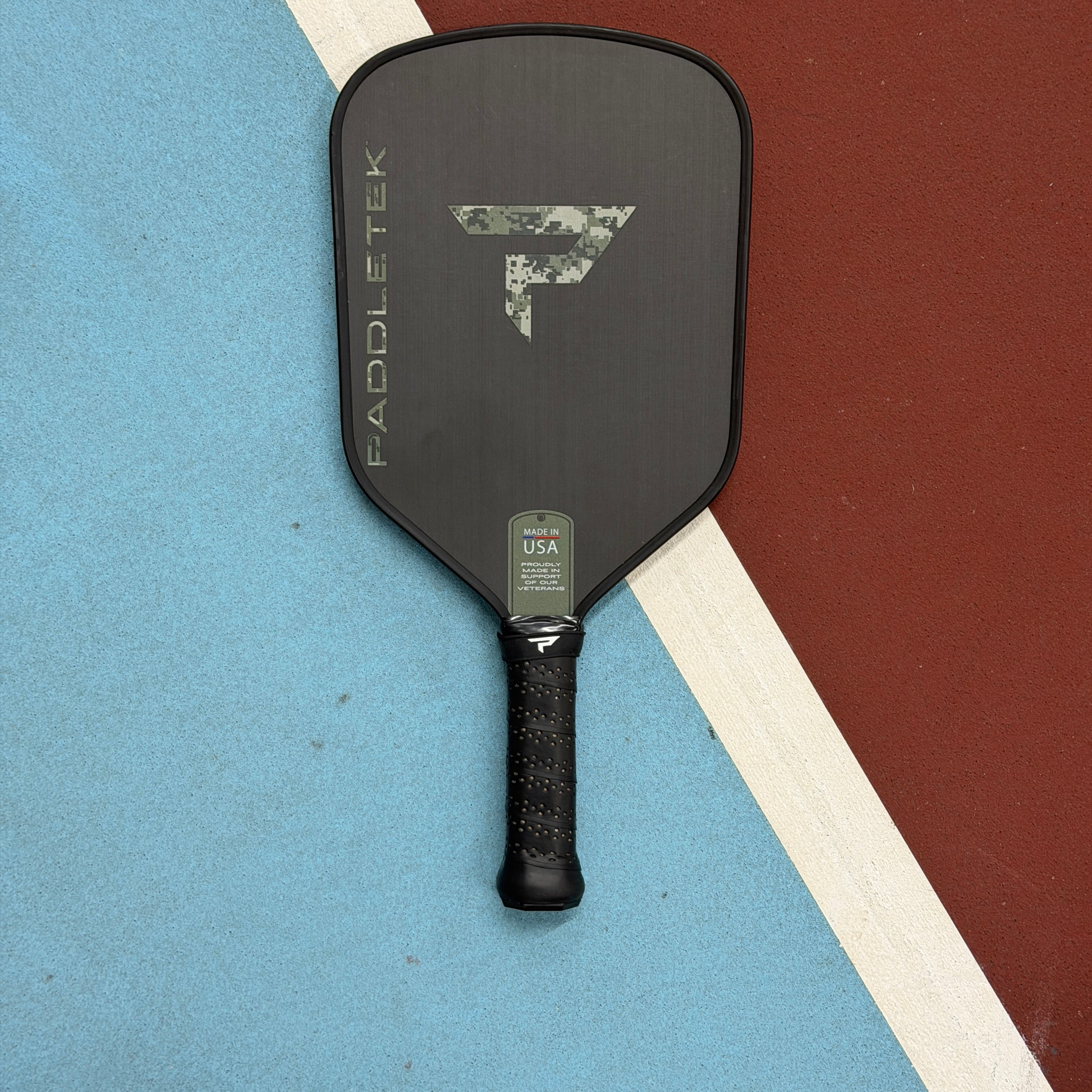 Paddletek Bantam GTO-C 14.3mm Hybrid Pickleball Paddle Camo Veterans - USED