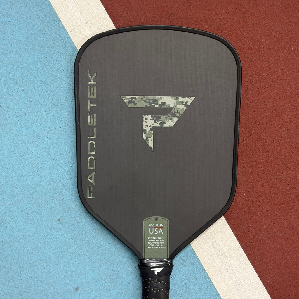 Paddletek Bantam GTO-C 14.3mm Hybrid Pickleball Paddle Camo Veterans - USED
