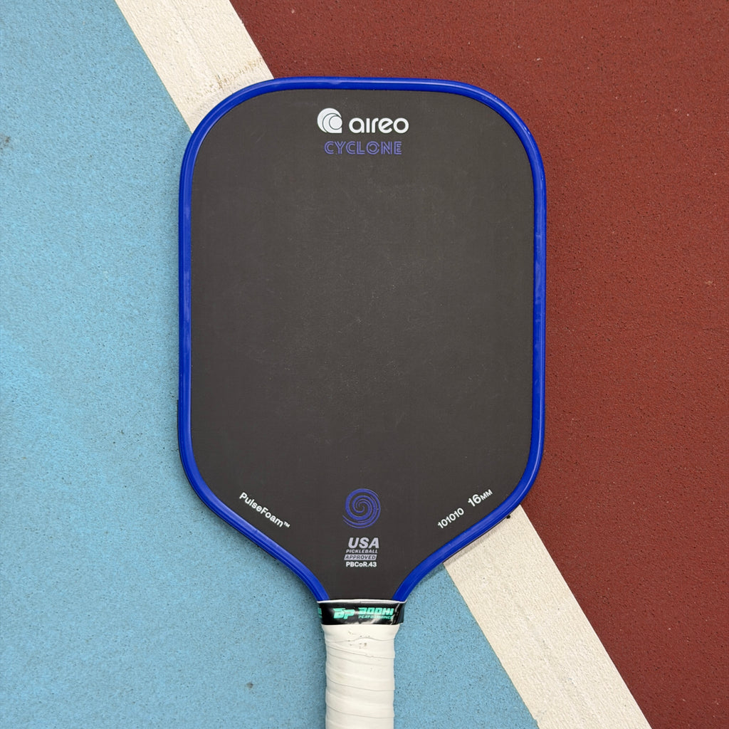 Aireo Cyclone Elongated Foam Core Pickleball Paddle Blue - Used