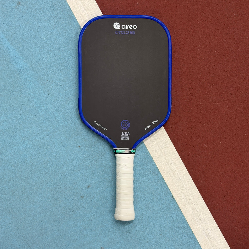Aireo Cyclone Elongated Foam Core Pickleball Paddle Blue - Used
