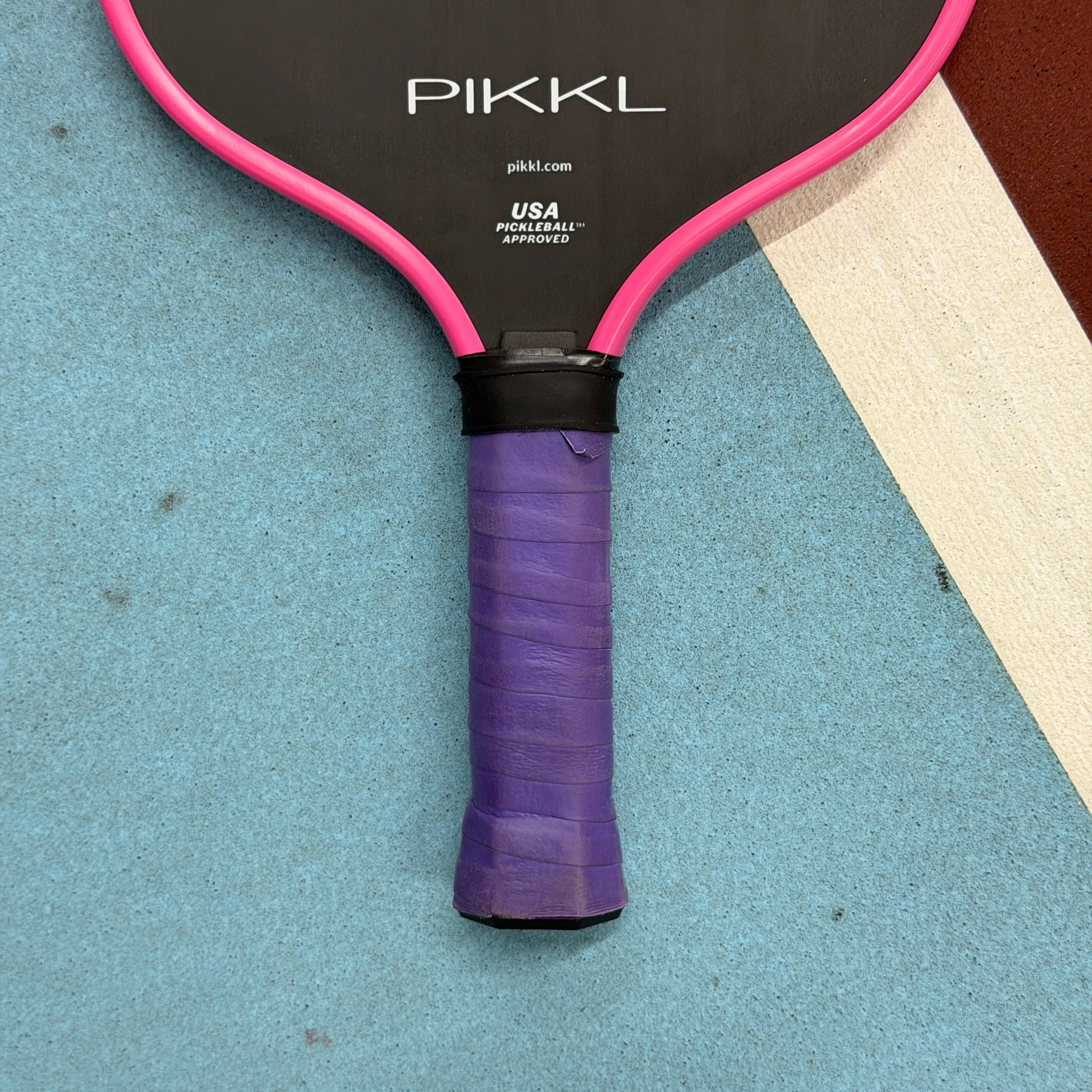 PIKKL Vantage Pro 16mm Elongated Pickleball Paddle Pink - USED