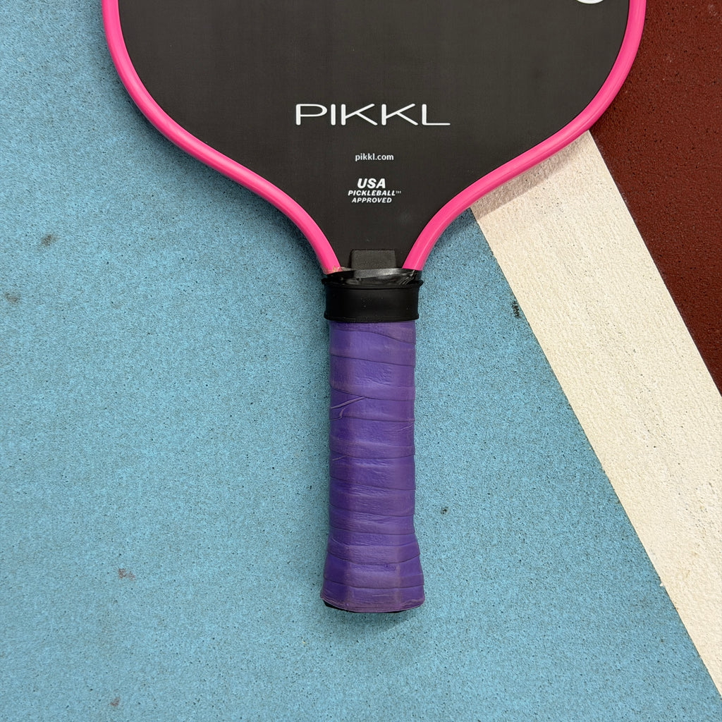 PIKKL Vantage Pro 16mm Elongated Pickleball Paddle Pink - USED