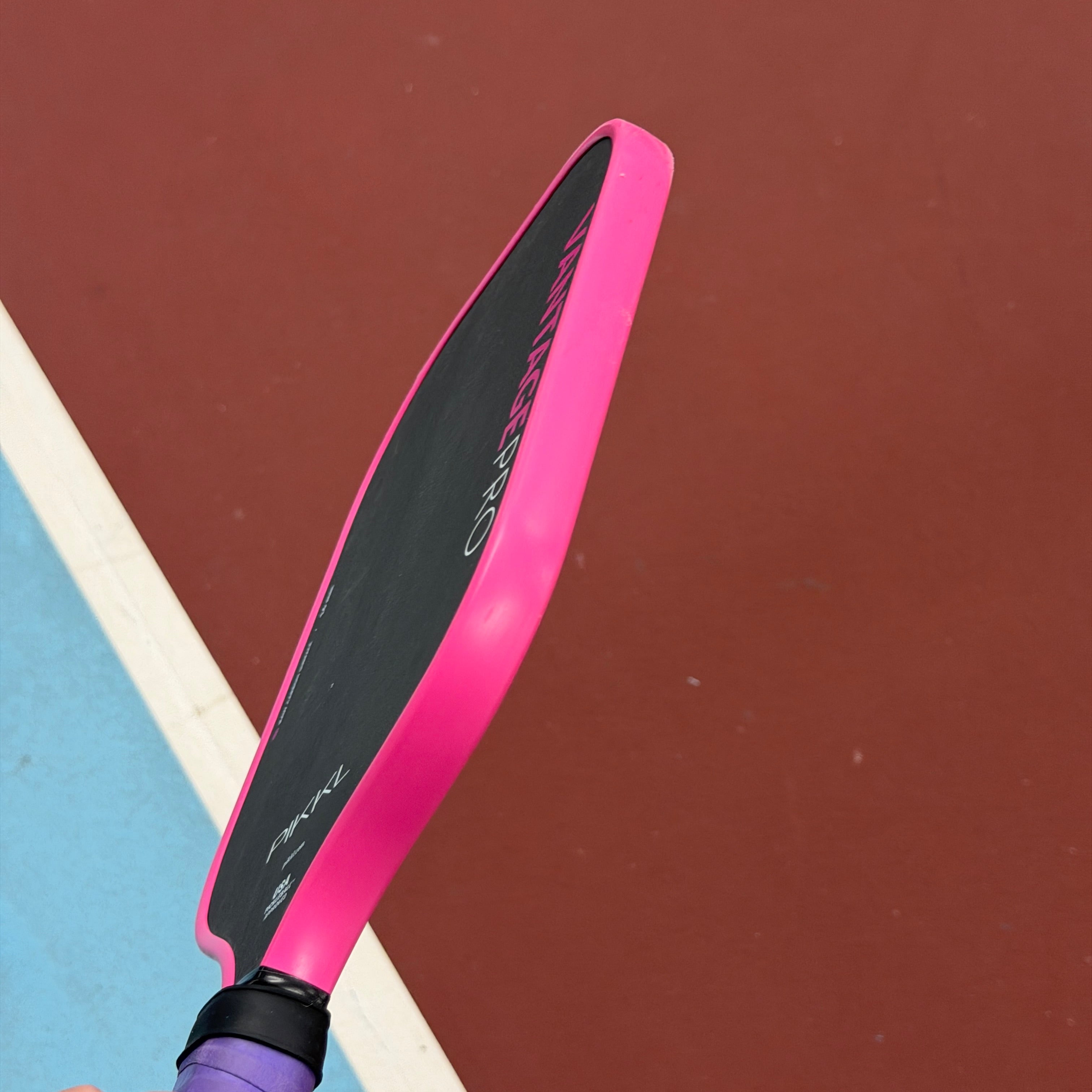 PIKKL Vantage Pro 16mm Elongated Pickleball Paddle Pink - USED