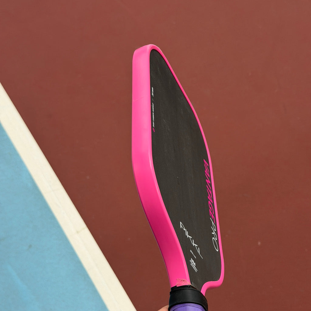 PIKKL Vantage Pro 16mm Elongated Pickleball Paddle Pink - USED