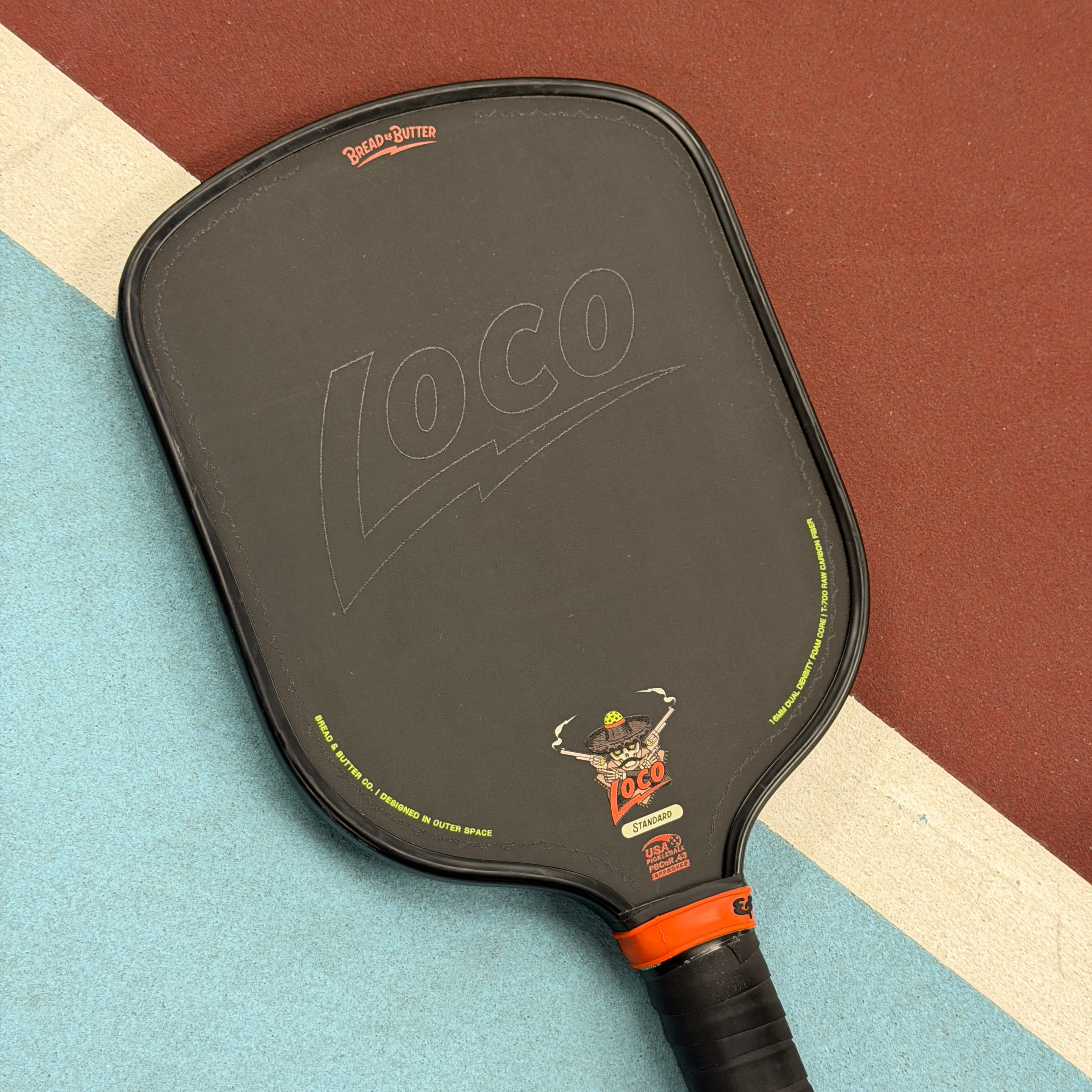 Bread & Butter Loco Widebody Pickleball Paddle Black - USED