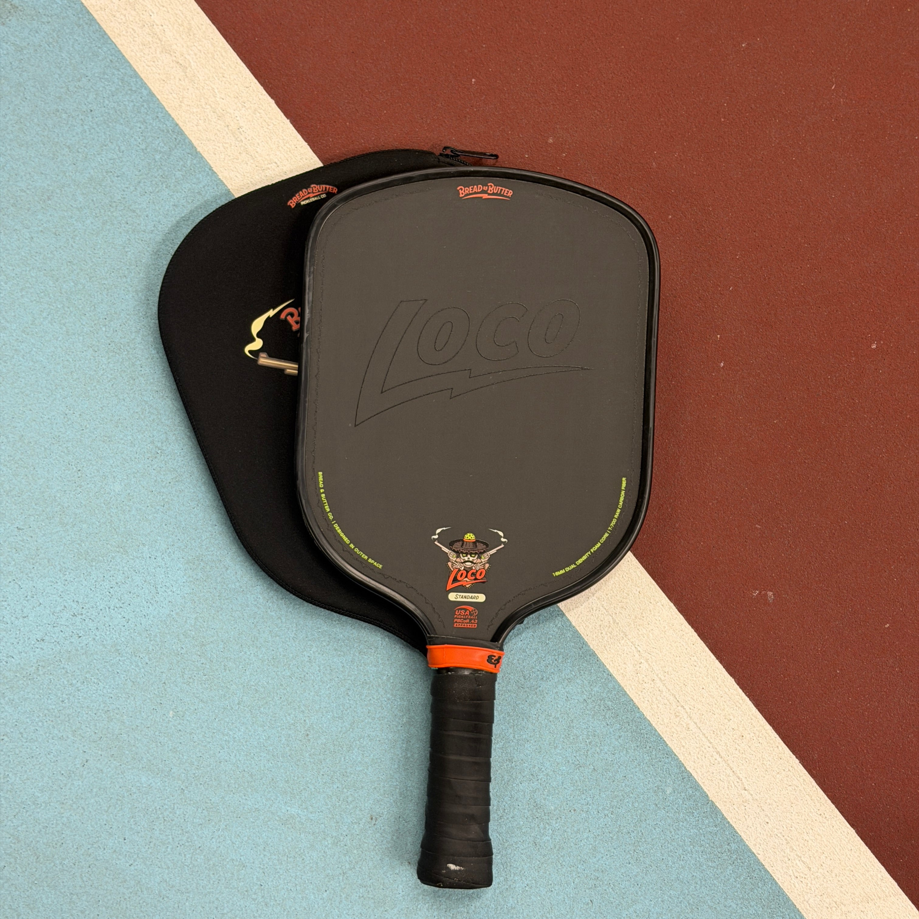 Bread & Butter Loco Widebody Pickleball Paddle Black - USED