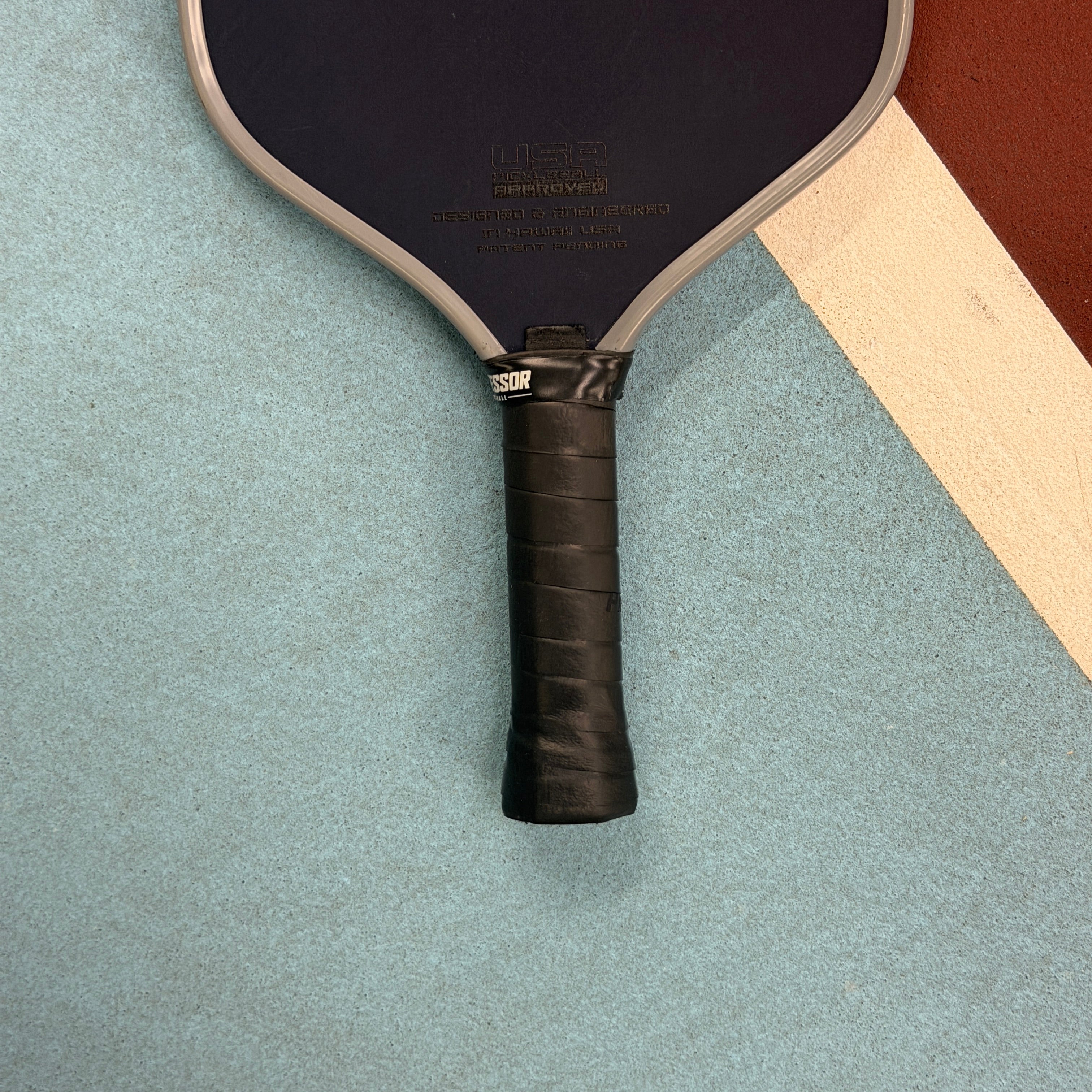 Honolulu Sword and Shield J2K Hybrid Pickleball Paddle - BLUE - Used