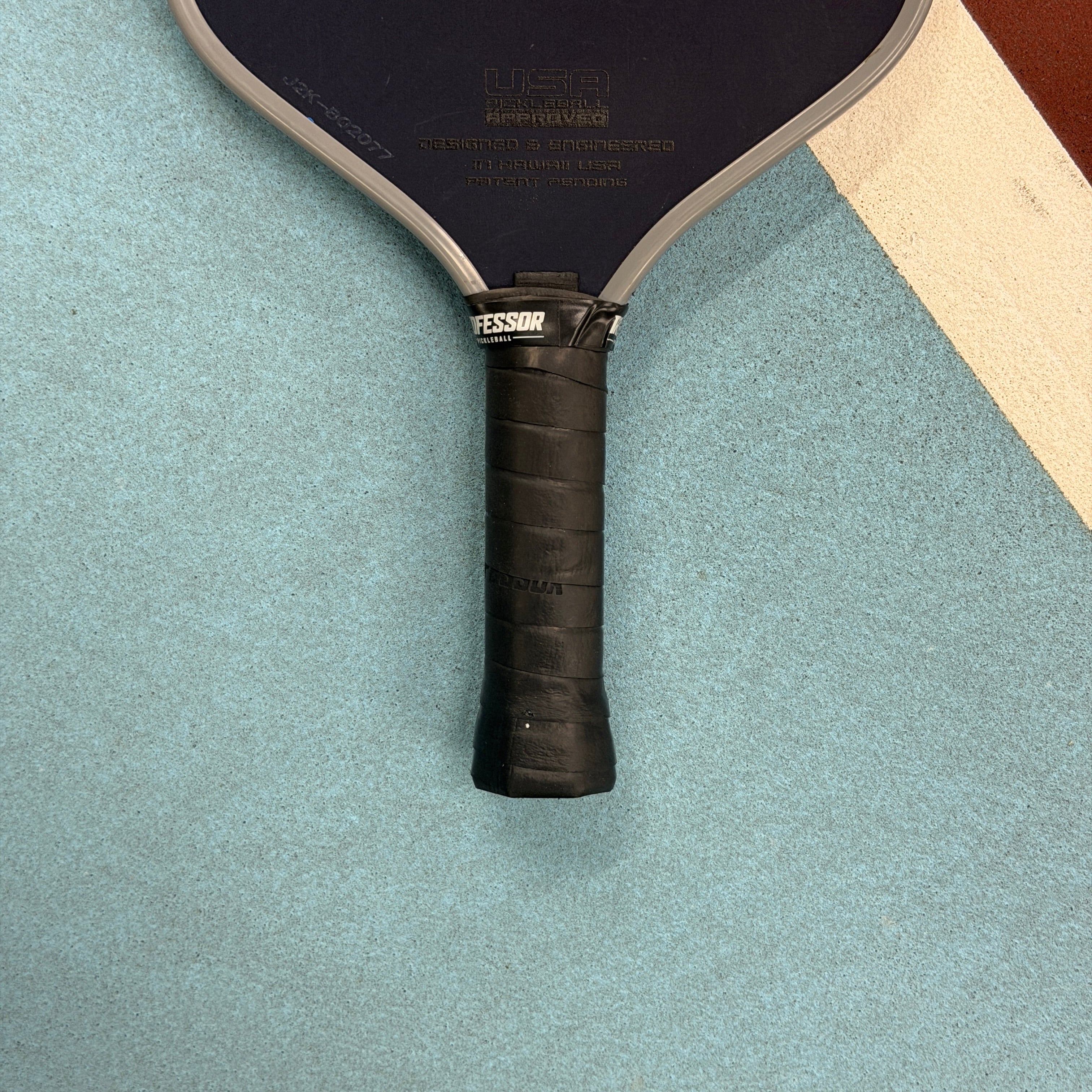 Honolulu Sword and Shield J2K Hybrid Pickleball Paddle - BLUE - Used