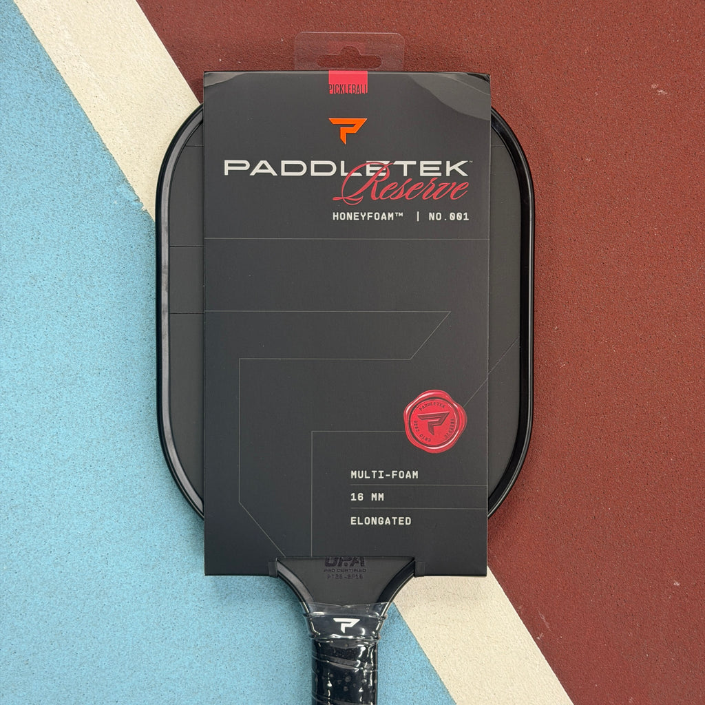 Paddletek Reserve 001 Honeyfoam 16mm Elongated Pickleball Paddle - NEW