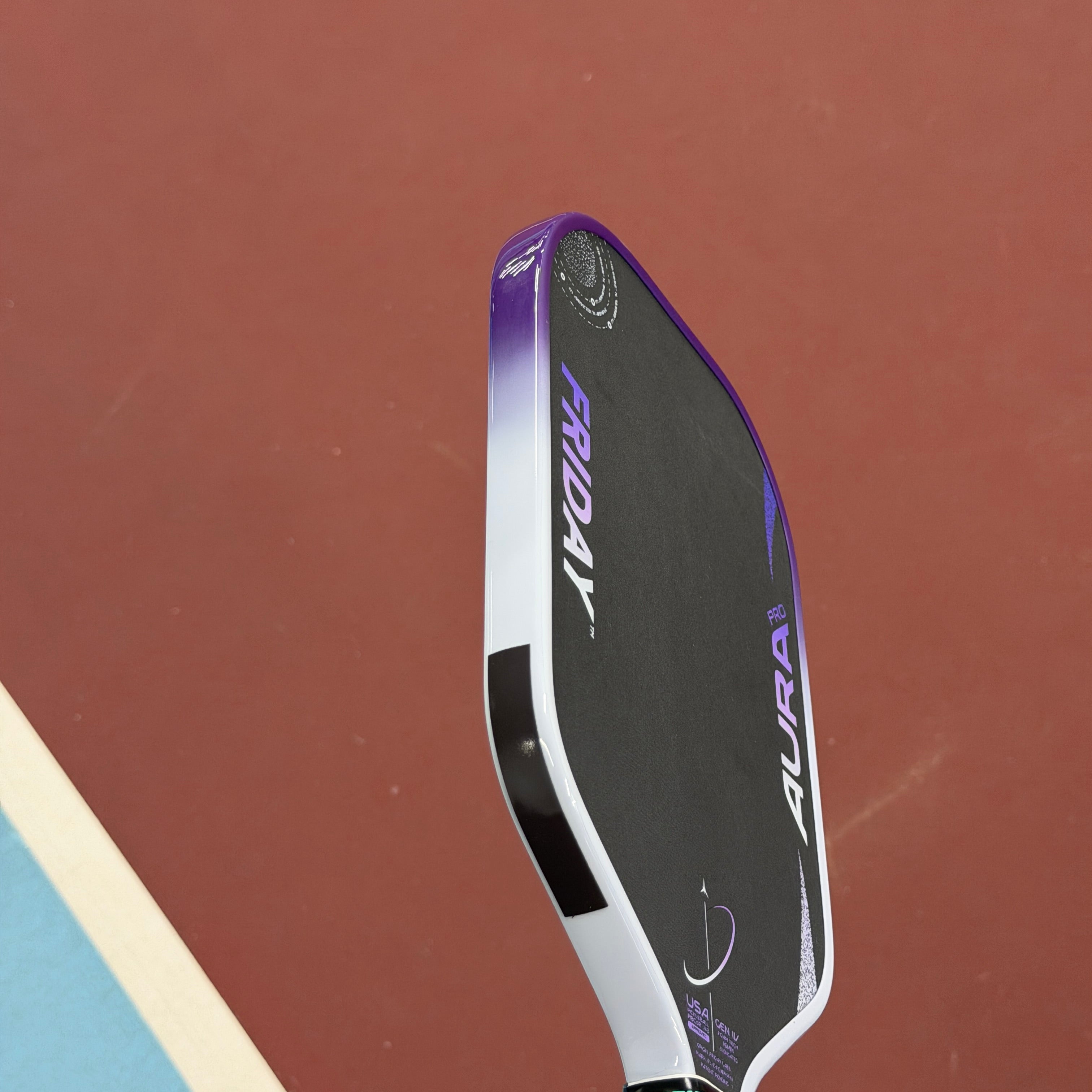 Friday Aura Pro Foam Core Elongated Pickleball Paddle - Purple
