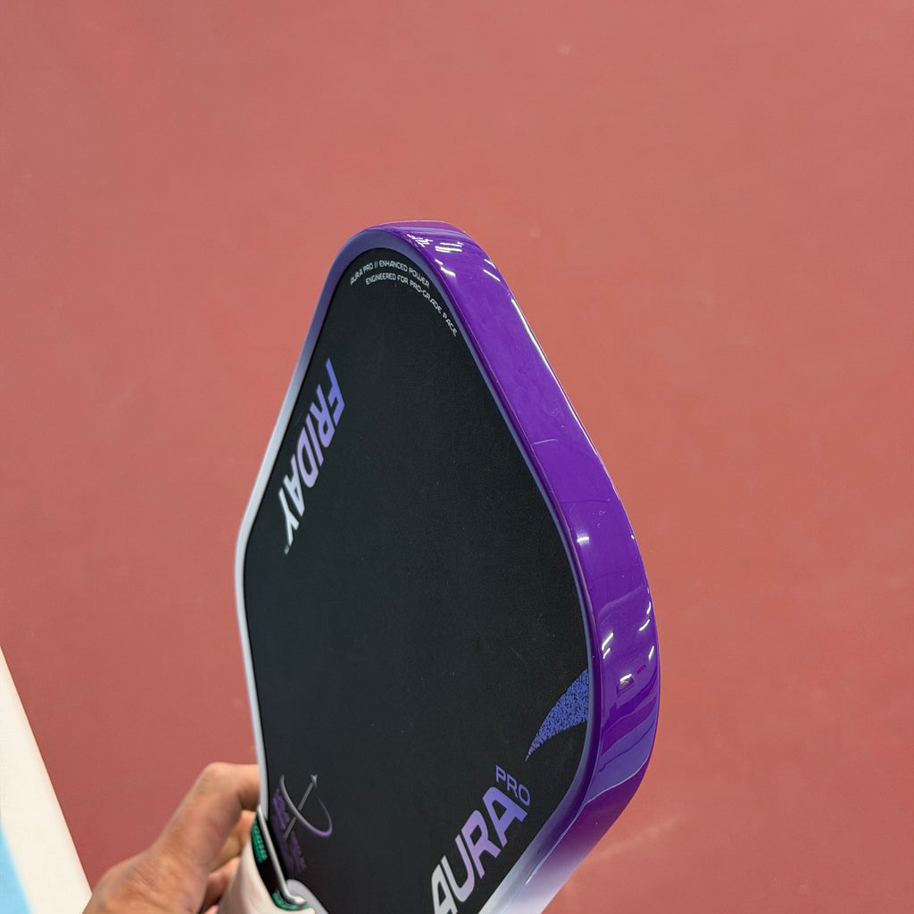 Friday Aura Pro Foam Core Elongated Pickleball Paddle - Purple