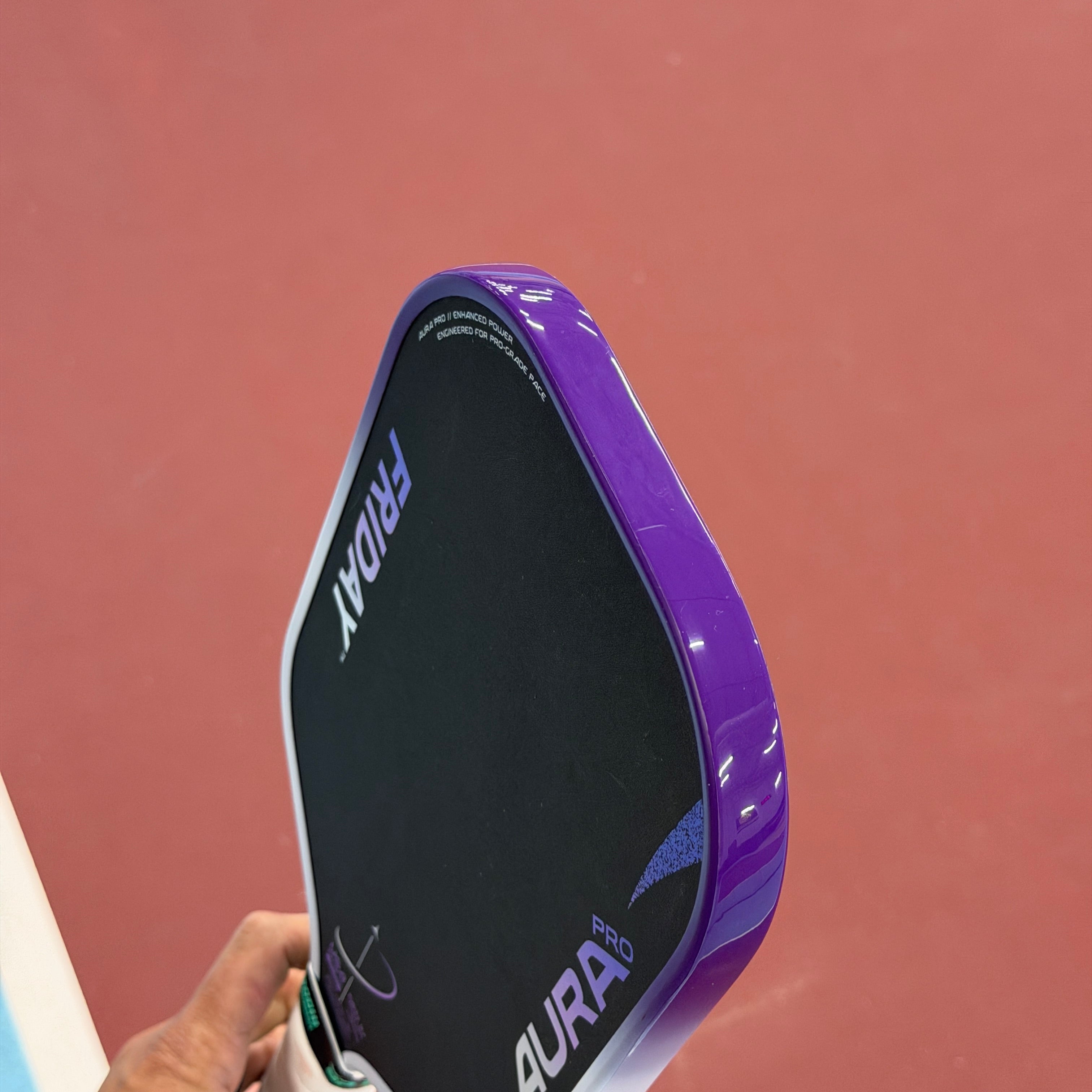 Friday Aura Pro Foam Core Elongated Pickleball Paddle - Purple