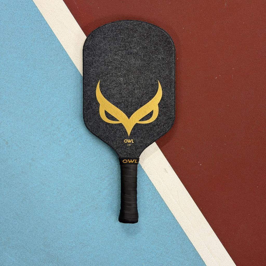 Owl CXE Hybrid Pickleball Paddle Drew Brees Edition - Gray/Gold
