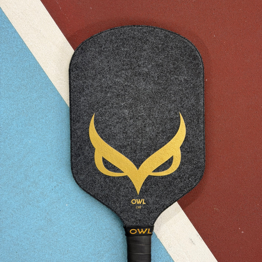Owl CXE Hybrid Pickleball Paddle Drew Brees Edition - Gray/Gold