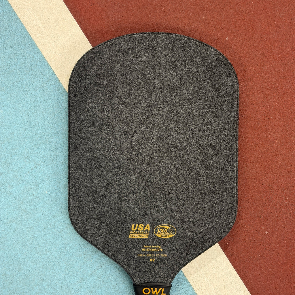 Owl CXE Hybrid Pickleball Paddle Drew Brees Edition - Gray/Gold
