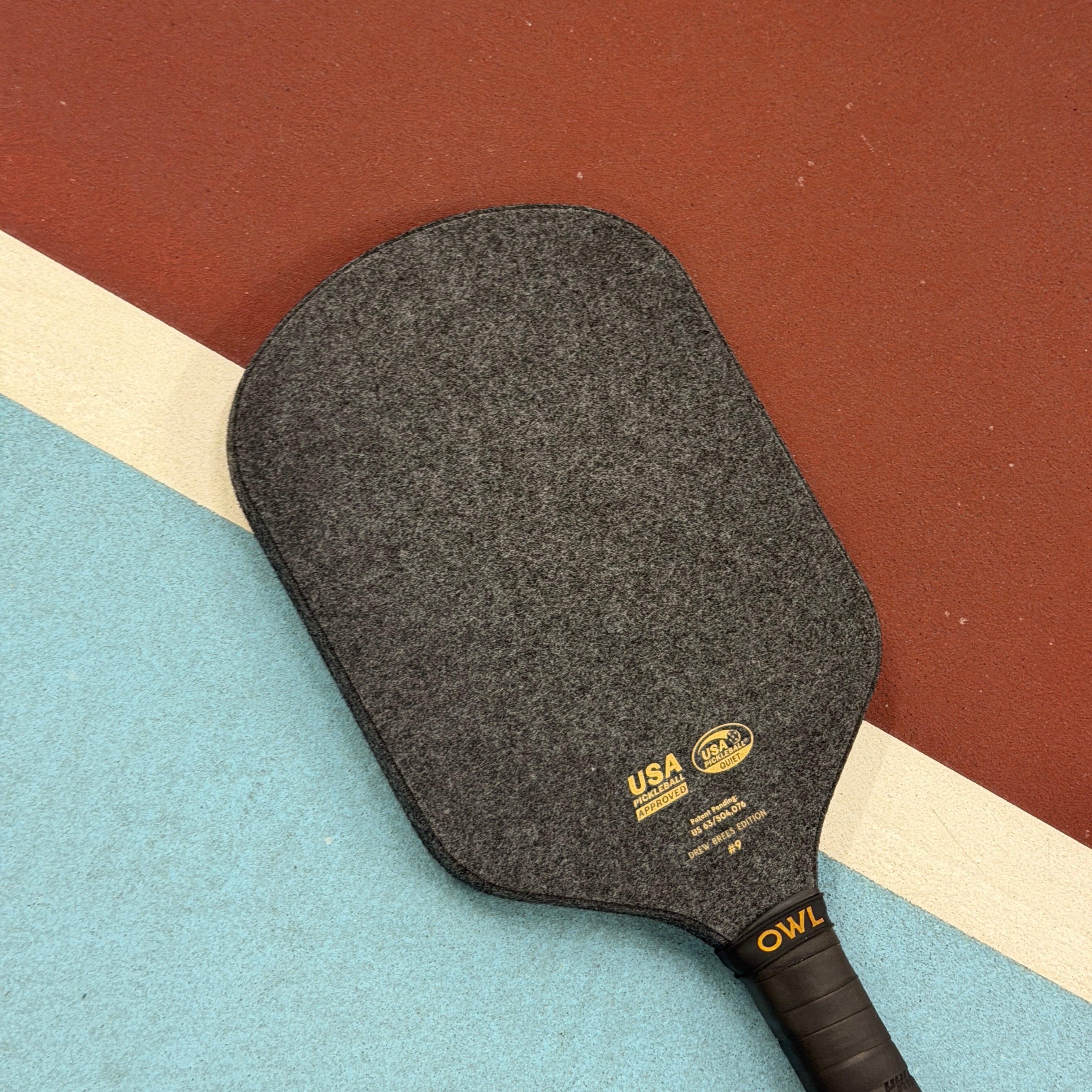 Owl CXE Hybrid Pickleball Paddle Drew Brees Edition - Gray/Gold
