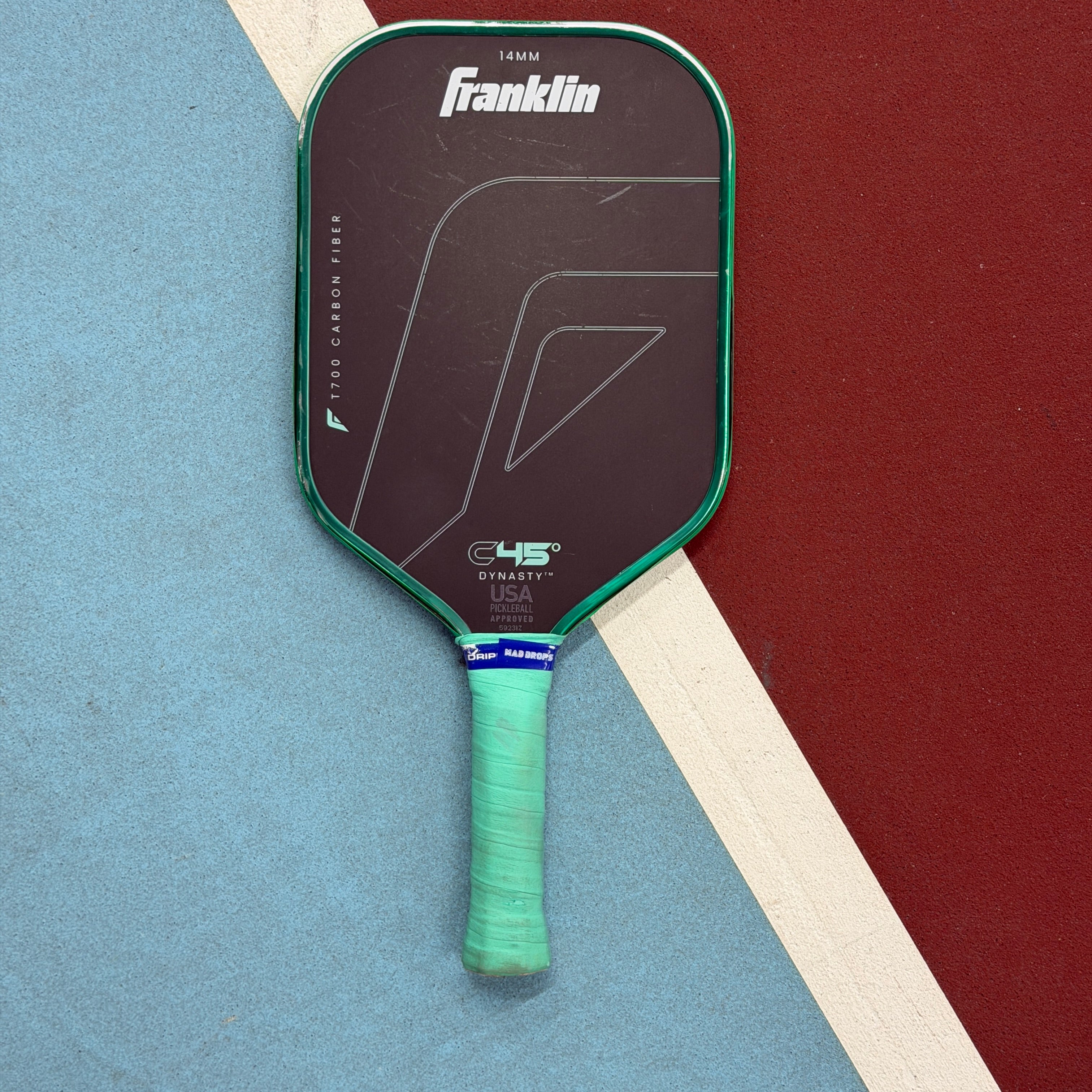 Franklin C45 Dynasty Elongated Pickleball Paddle - Green - USED