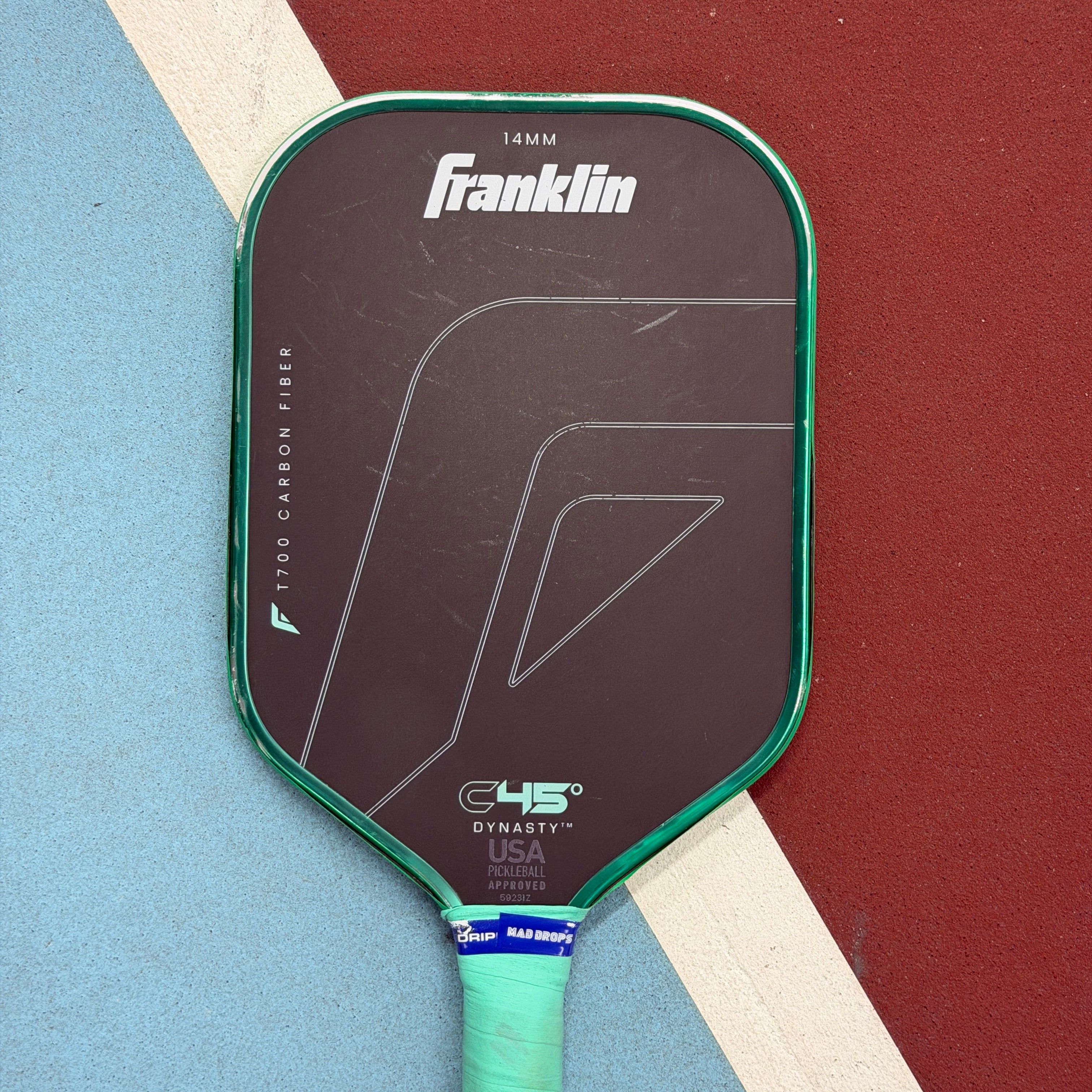 Franklin C45 Dynasty Elongated Pickleball Paddle - Green - USED