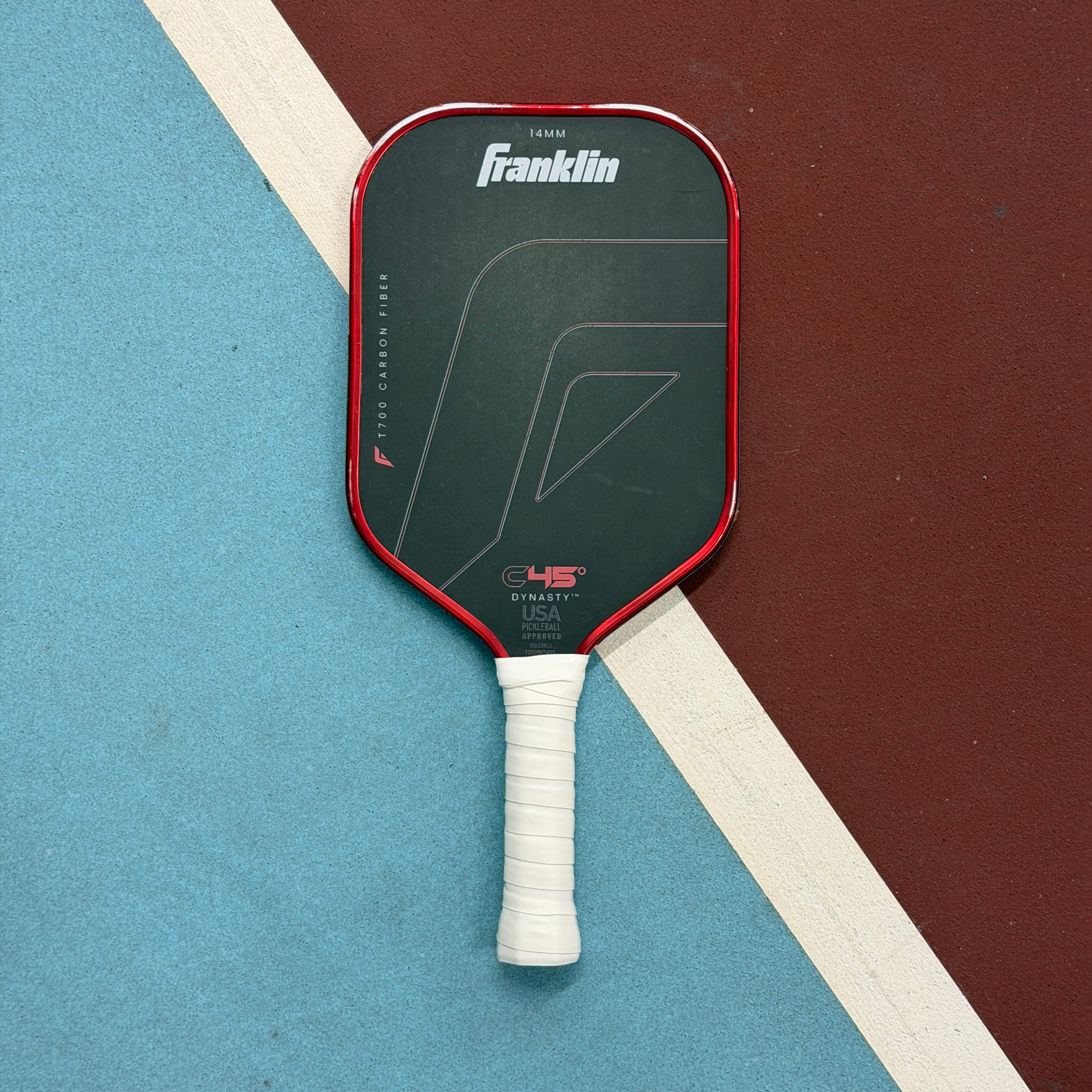 Franklin C45 Dynasty Elongated Pickleball Paddle - Red - USED