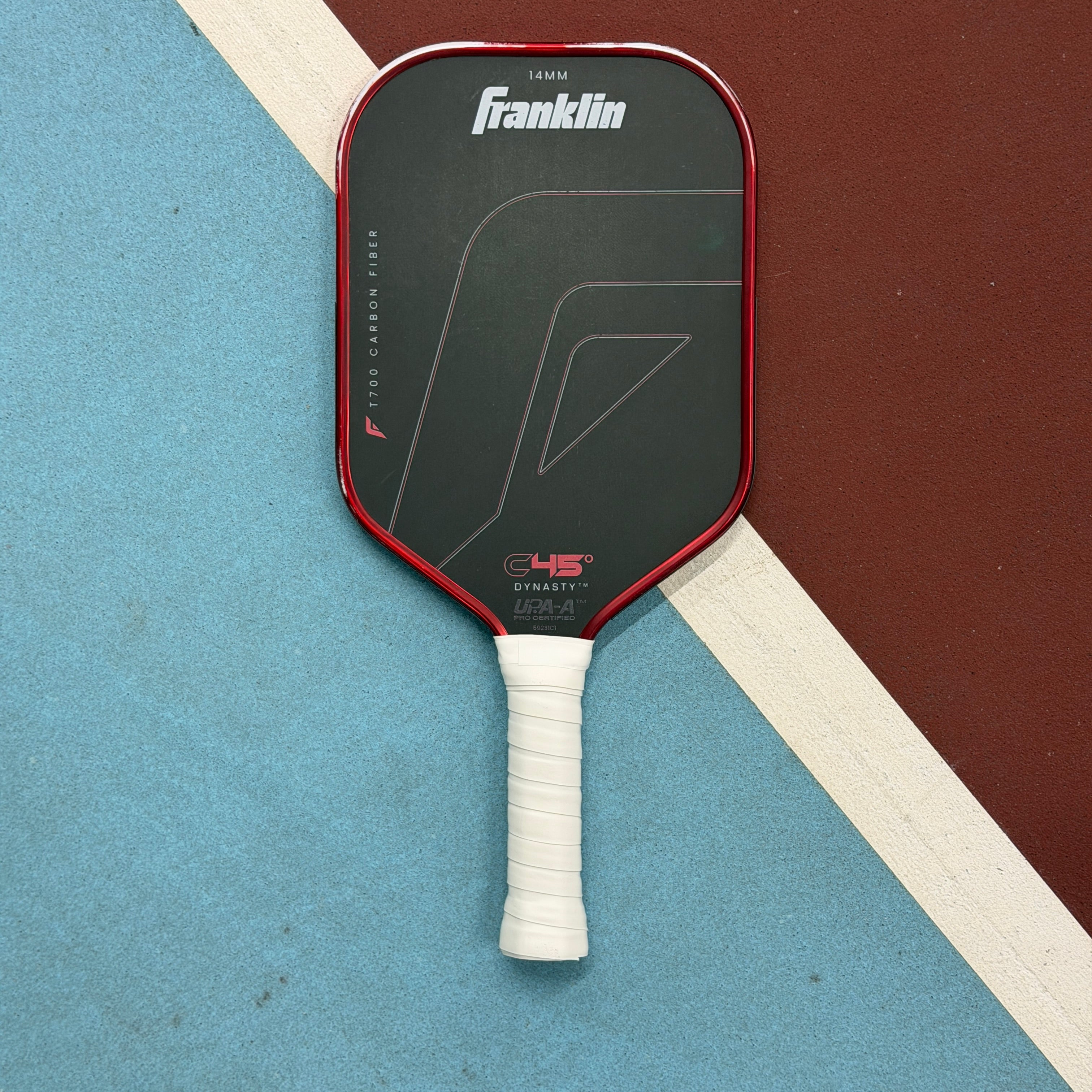 Franklin C45 Dynasty Elongated Pickleball Paddle - Red - USED